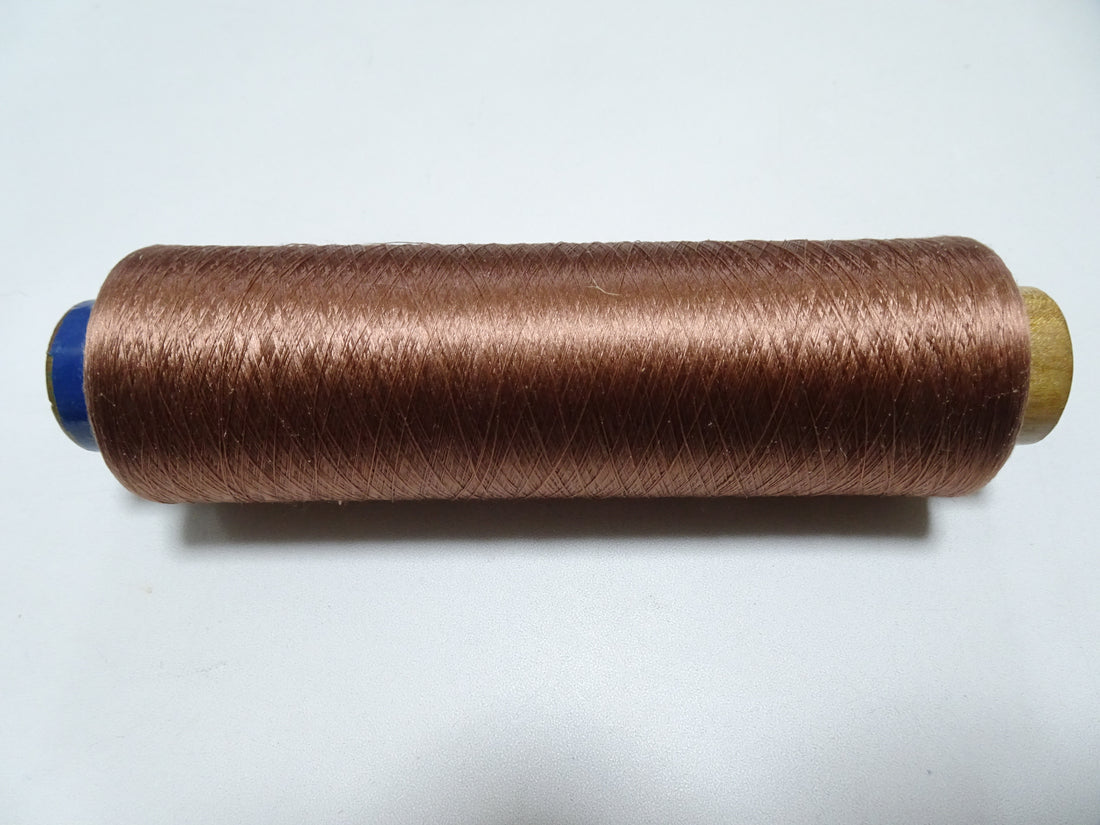 Japanese Vintage Silk Thread & Woodn Spool Embroidery 18721