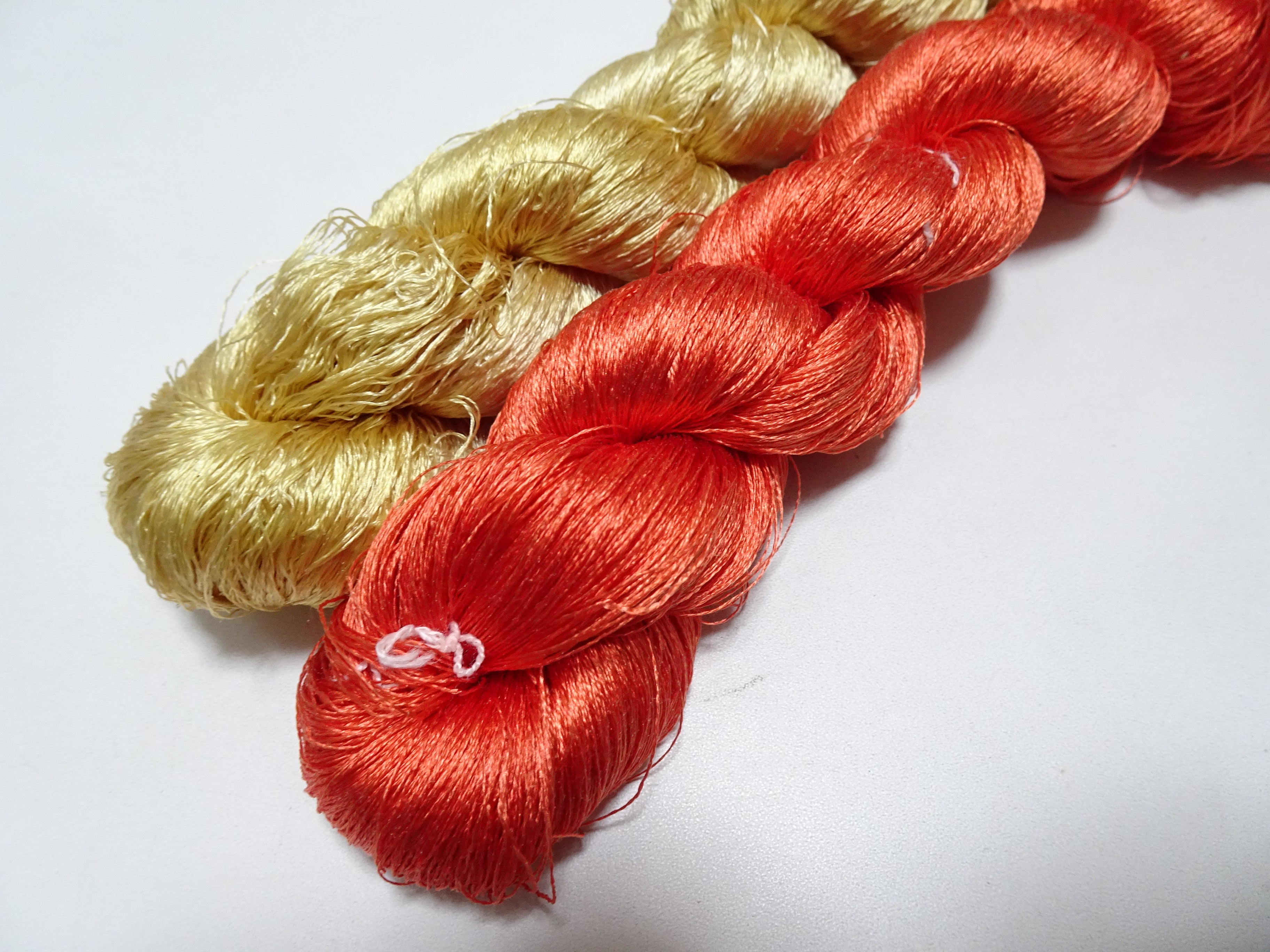 Japanese Vintage Twisted Silk Thread 2sets Embroidery 17365