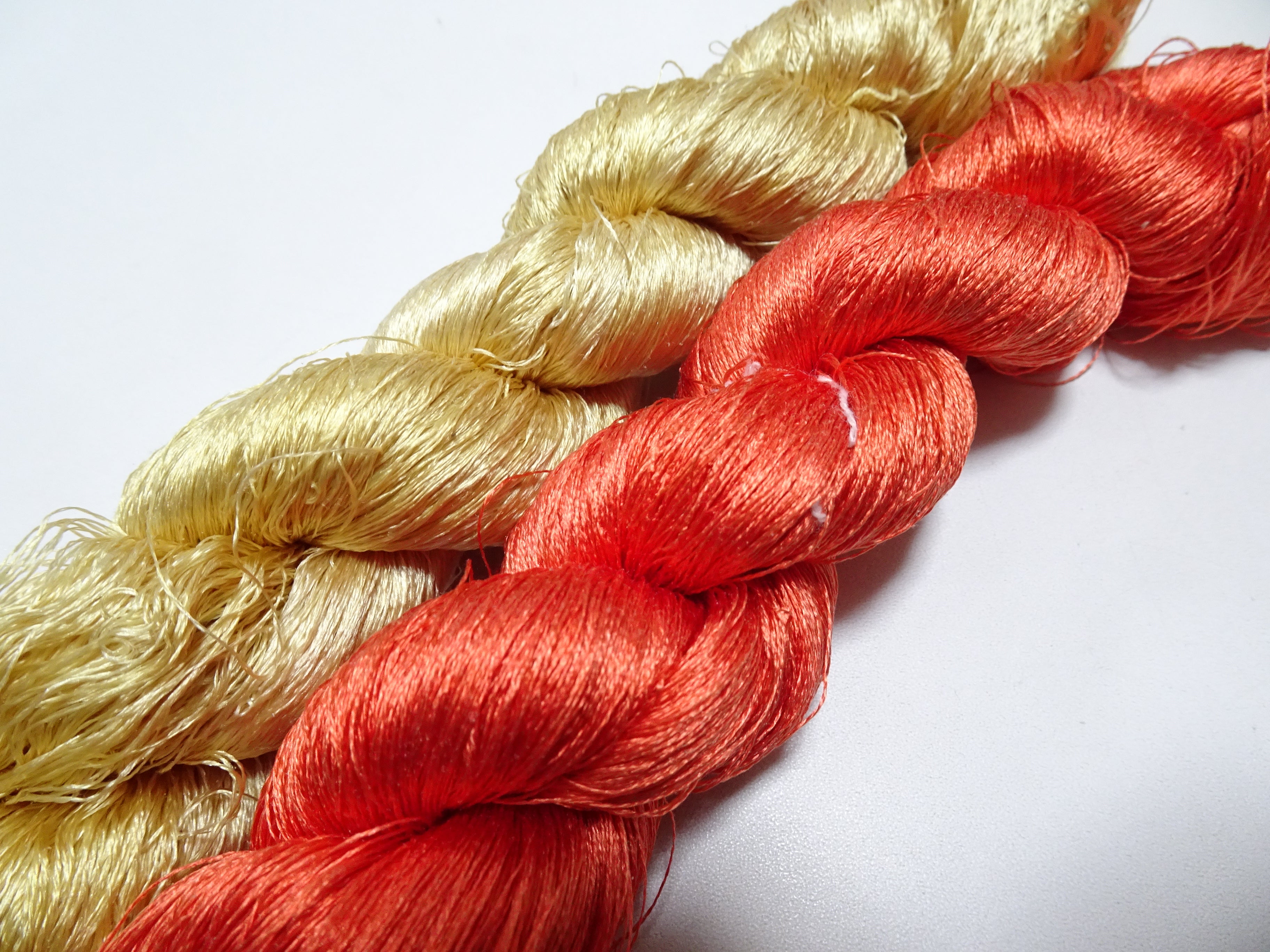 Japanese Vintage Twisted Silk Thread 2sets Embroidery 17365