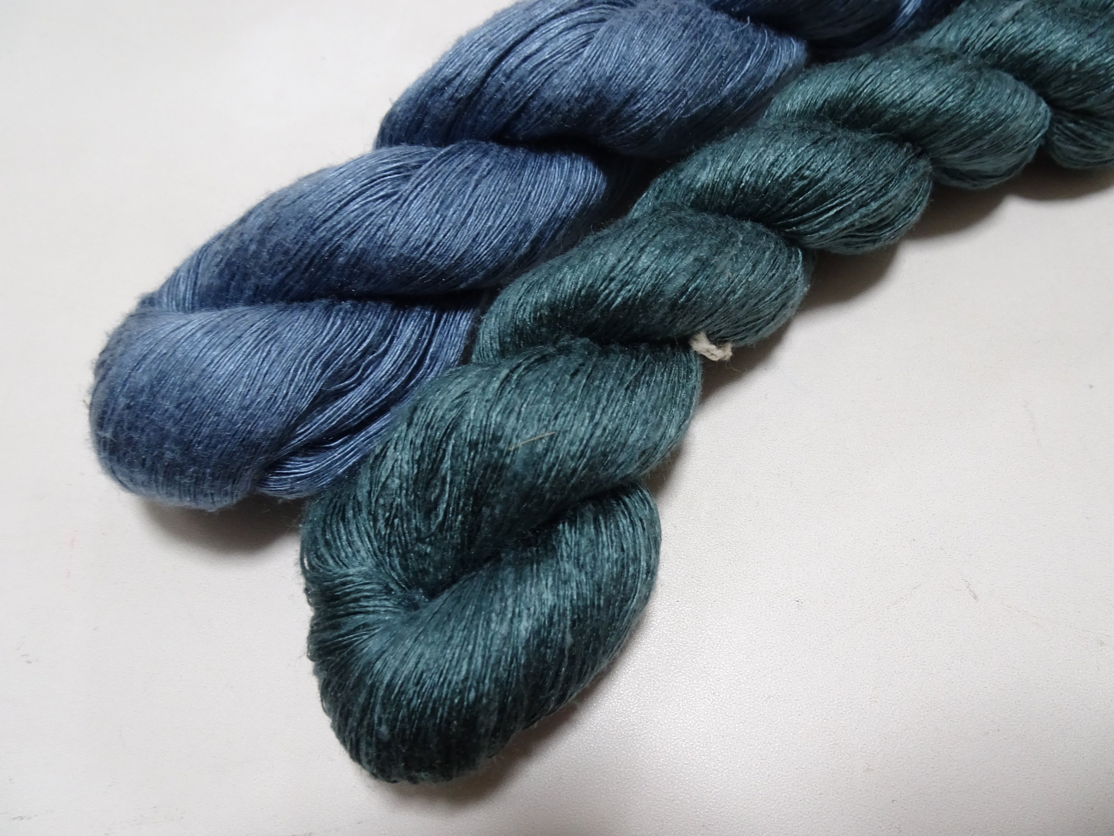 Japanese Vintage Mawata Tsumugi Fine Quality Silk Thread 2sets embroidery & Weave 17046