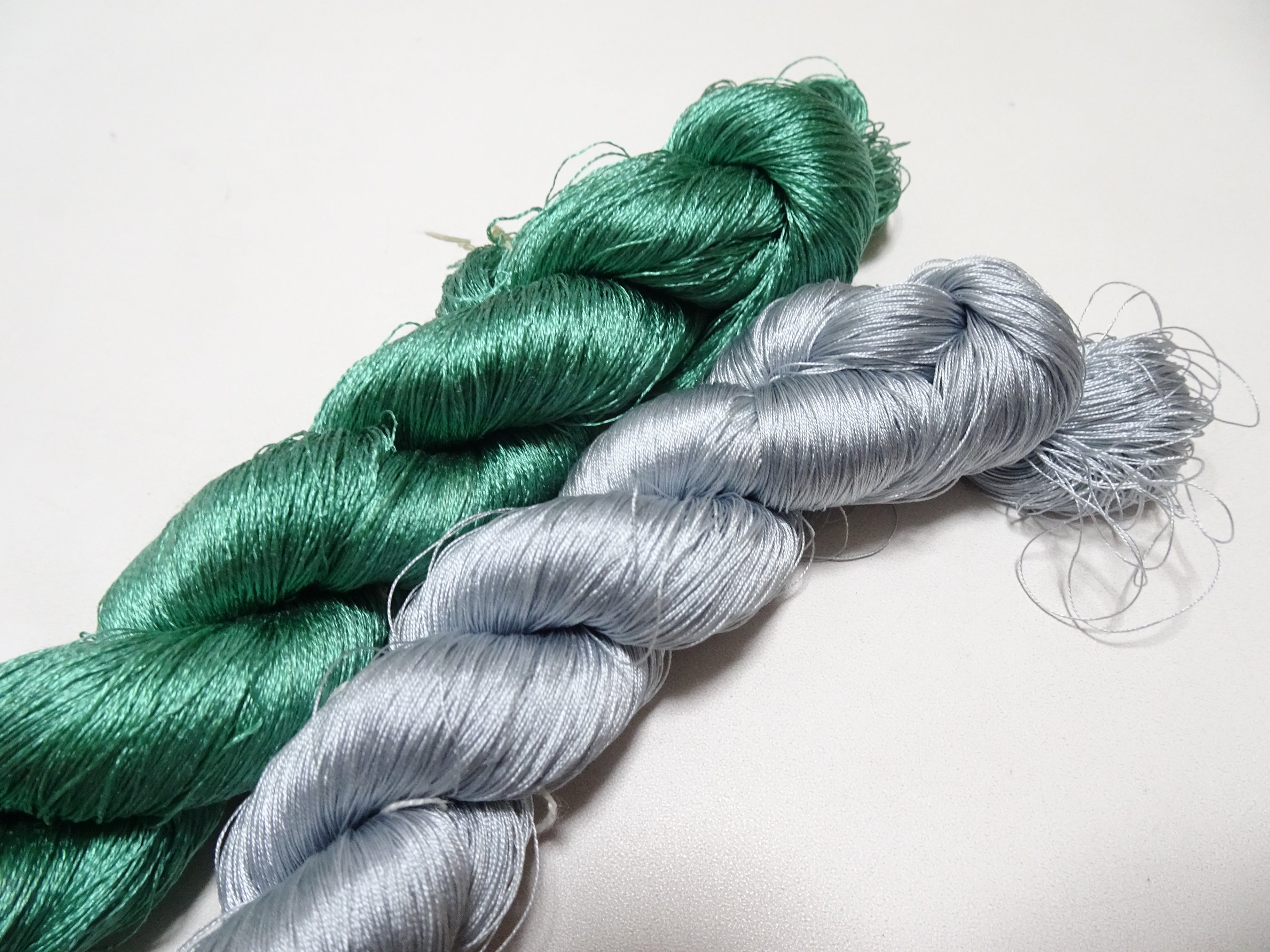 Japanese Vintage Twisted Silk Thread 2sets Embroidery 17366
