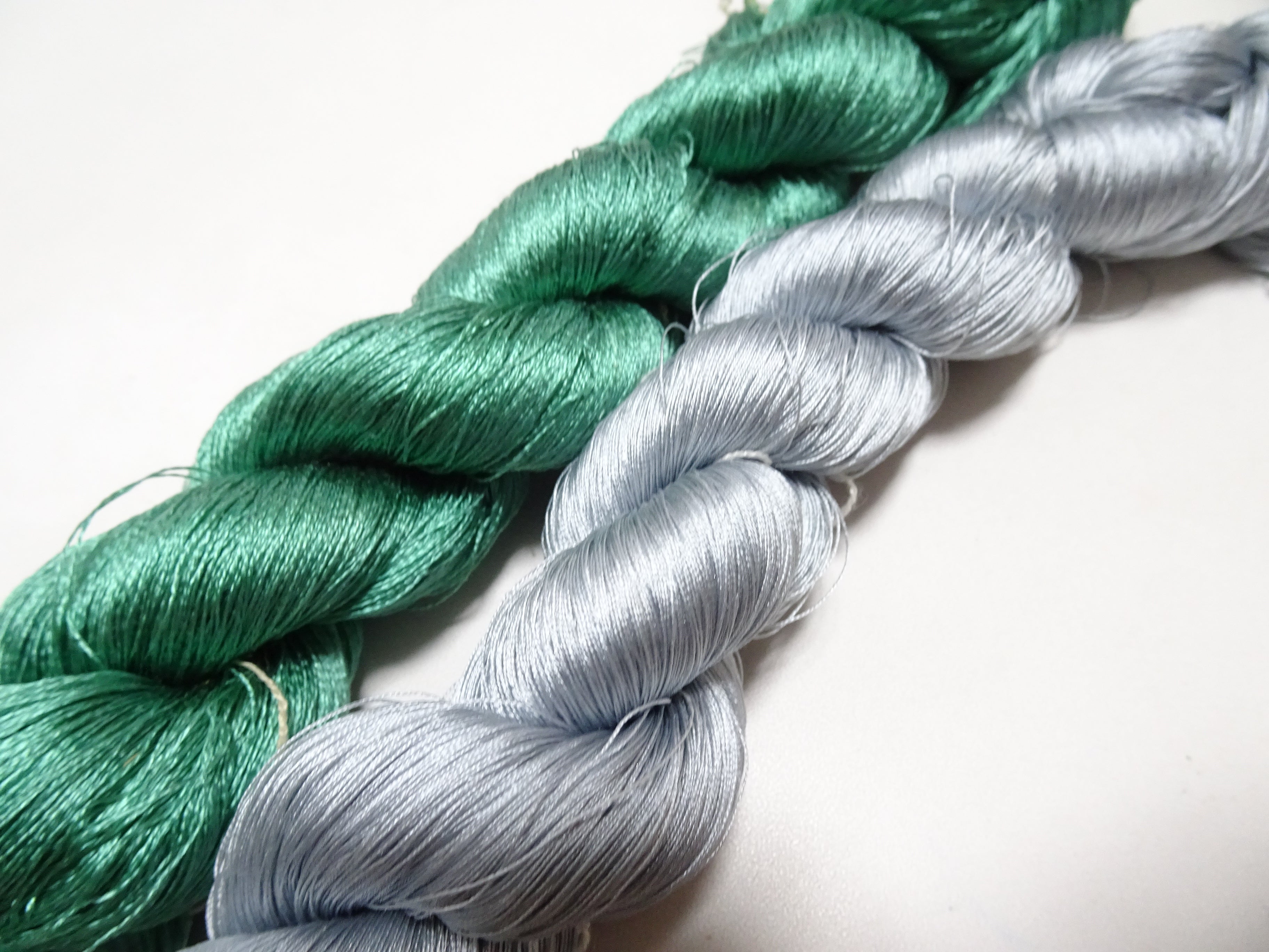 Japanese Vintage Twisted Silk Thread 2sets Embroidery 17366