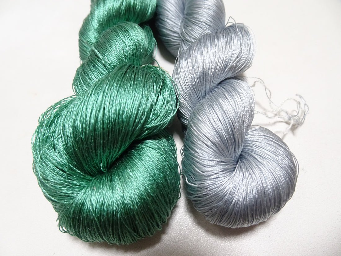 Japanese Vintage Twisted Silk Thread 2sets Embroidery 17366