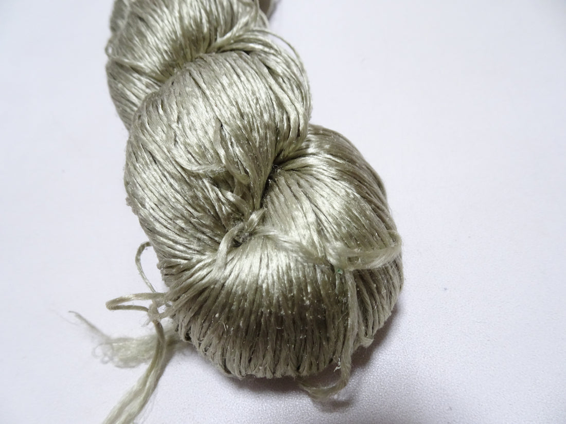 Japanese Vintage Loose Twisted Silk Thread Embroidery 18216