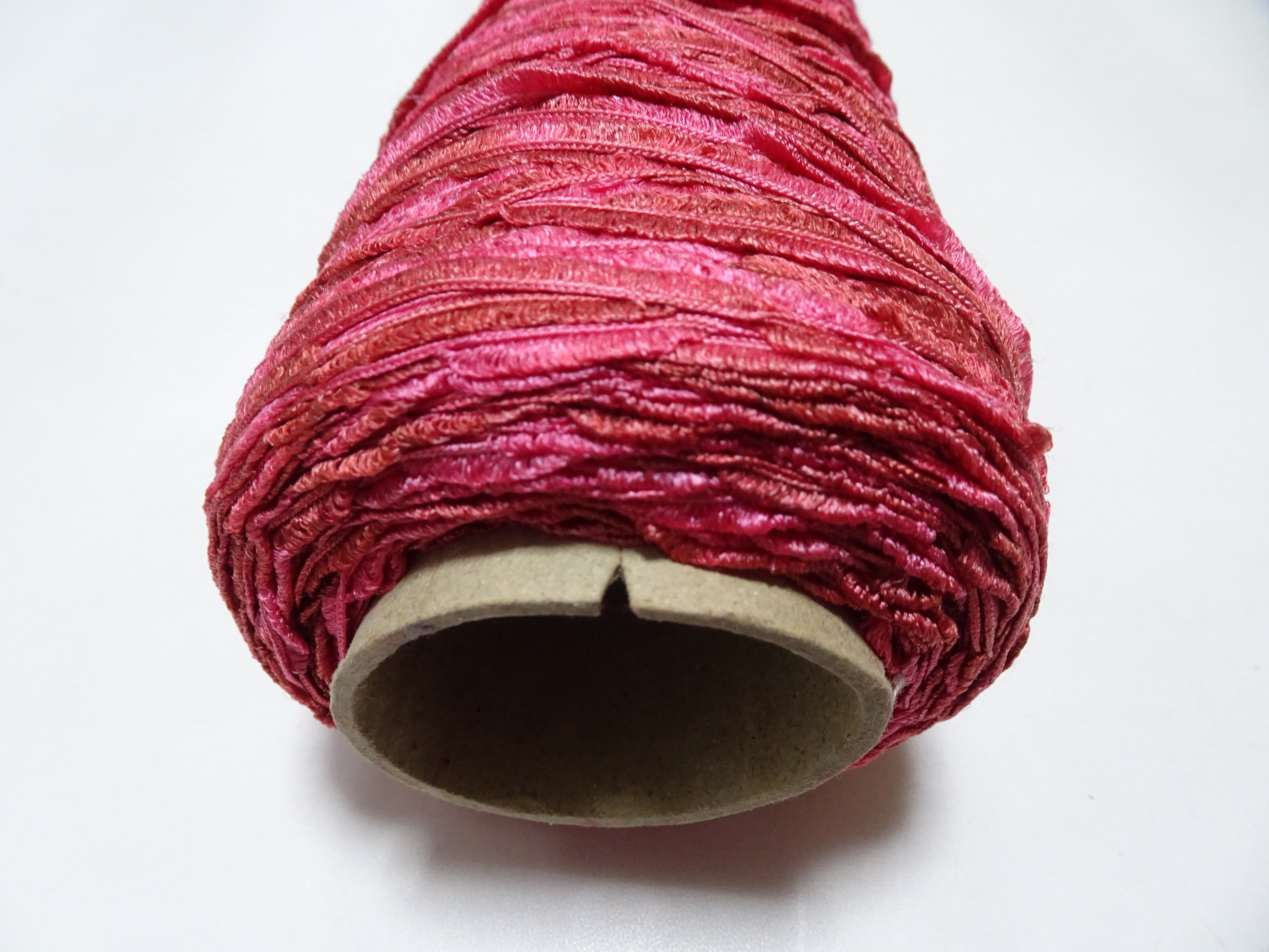 Japanese Tanaka Gen Silk – One-of-a-Kind Hand-Dyed Artistic Velvet Ribbon Silk Thread, Rare Japanese Artisan Yarn, Limited Stock 19207