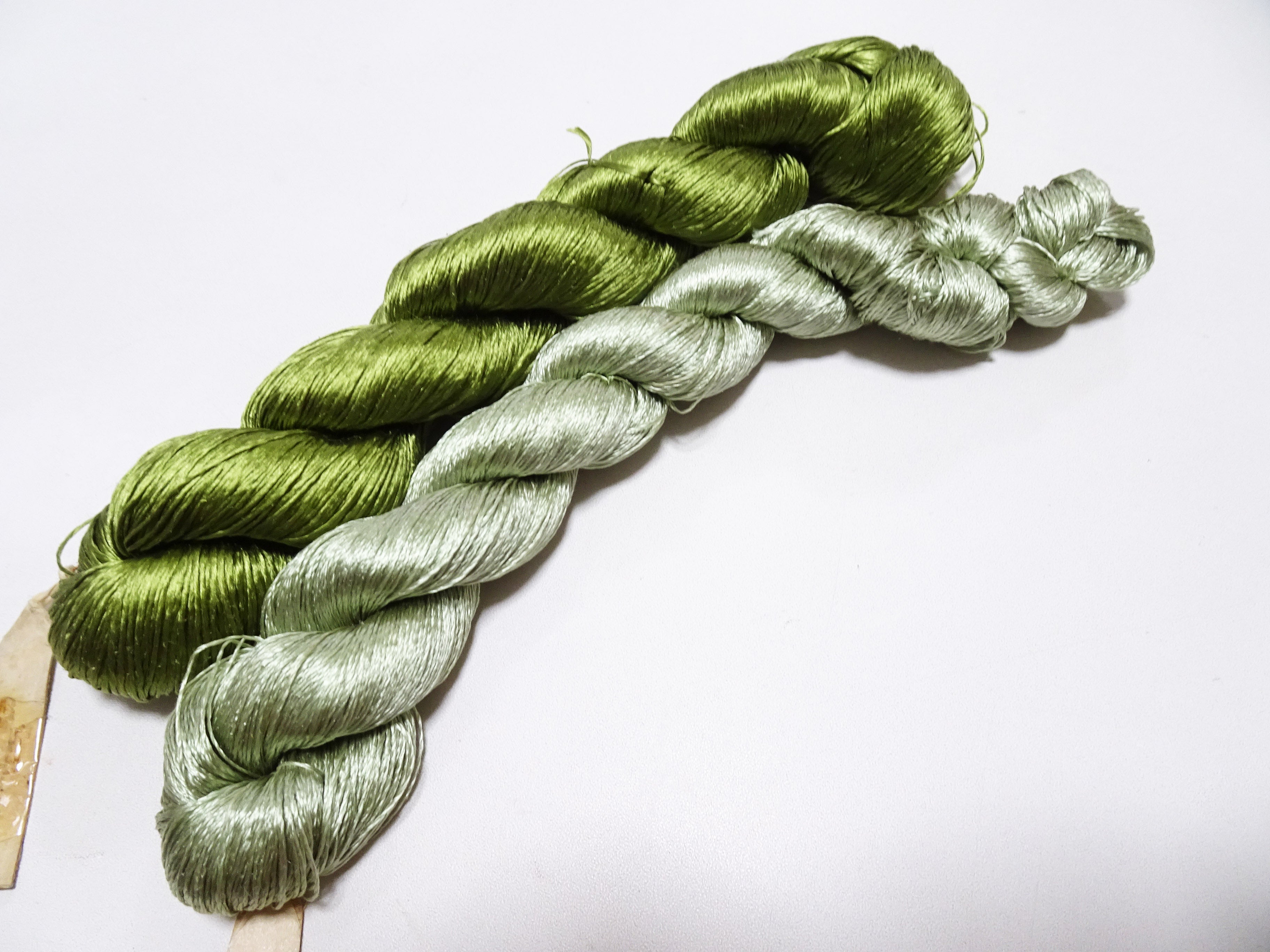 Japanese Vintage Twisted Silk Thread 2sets Embroidery 18406