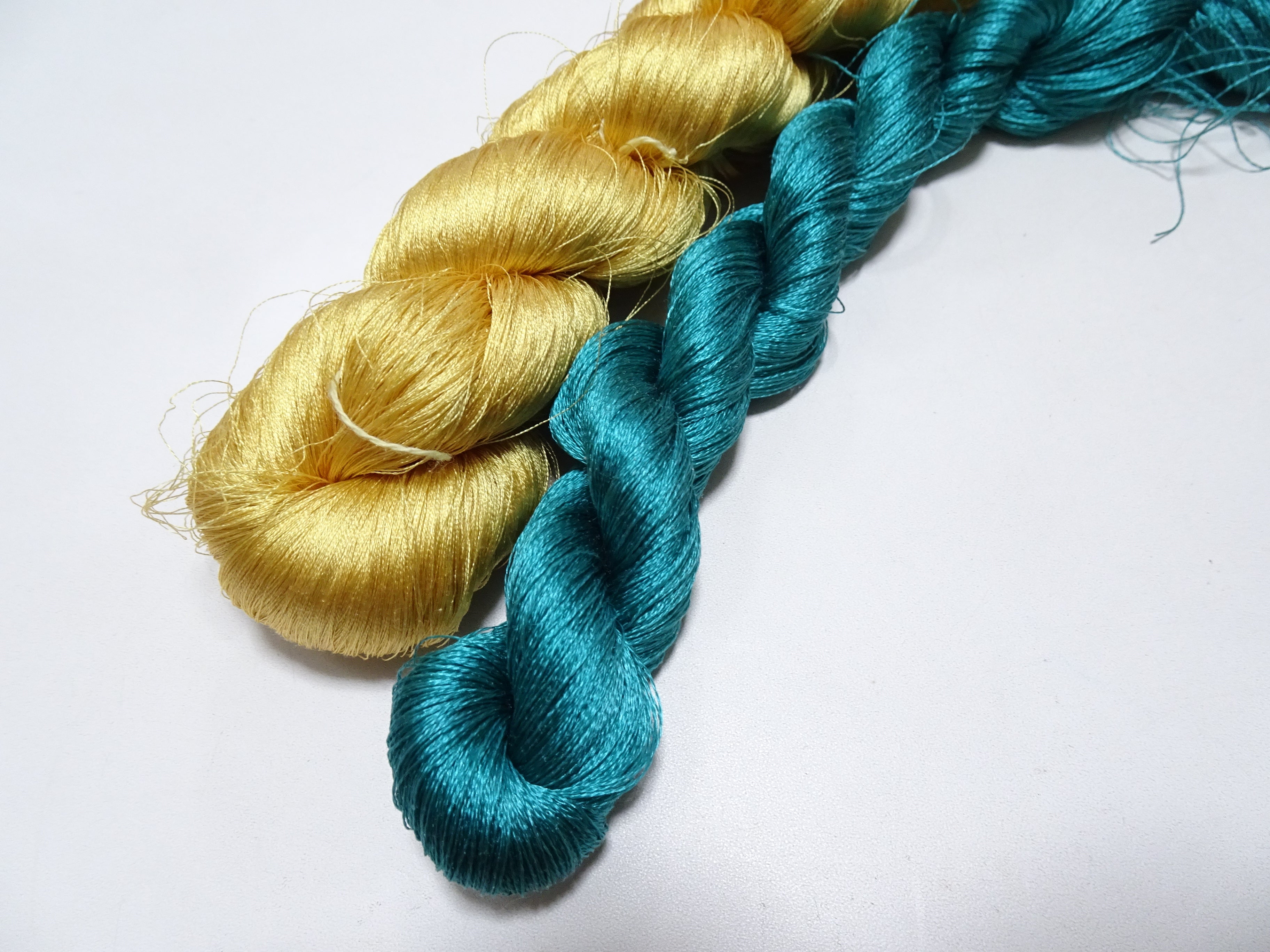 Japanese Vintage Twisted Silk Thread 2sets Embroidery 17368