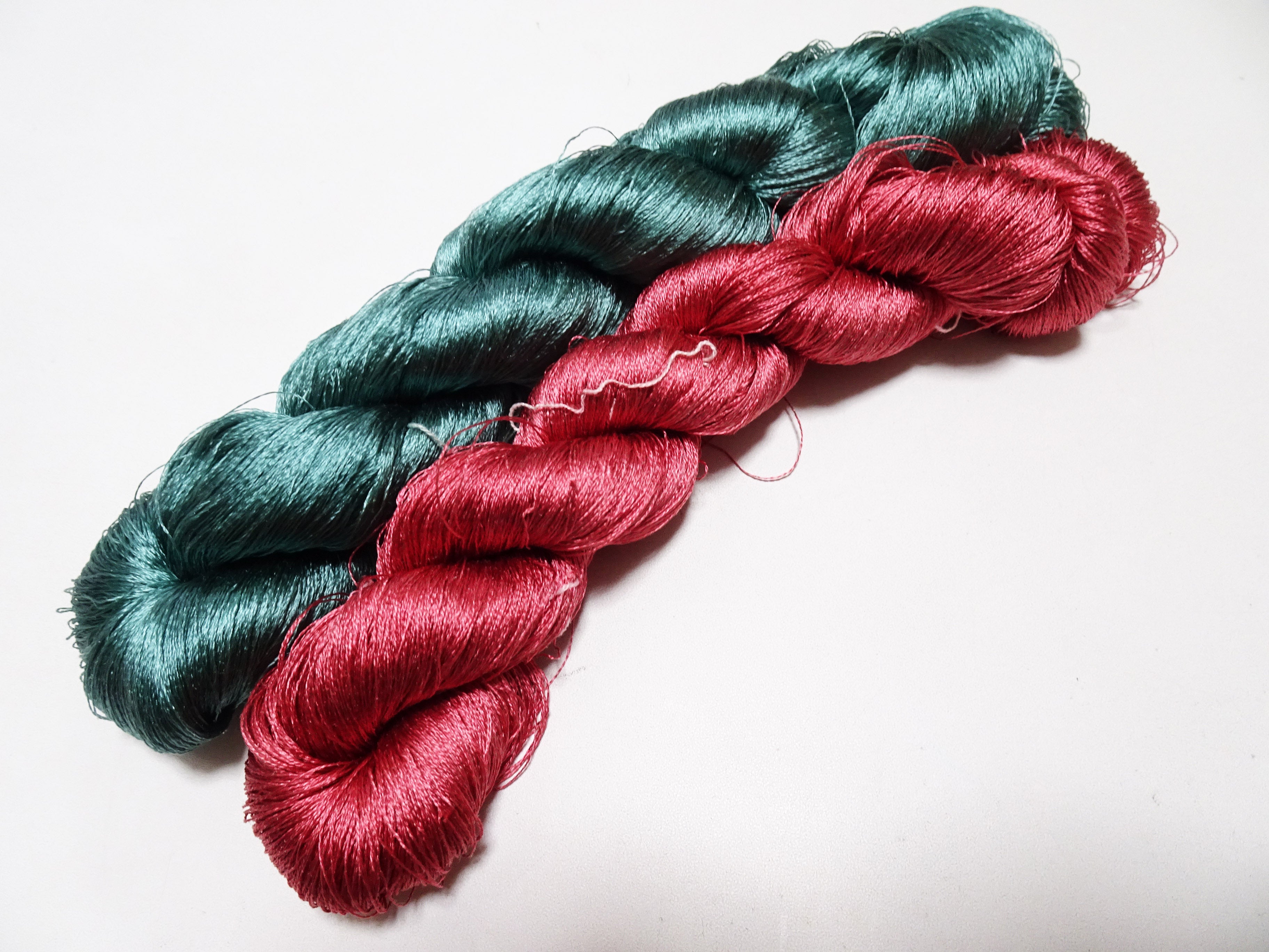 Japanese Vintage Twisted Silk Thread 2sets Embroidery 17369