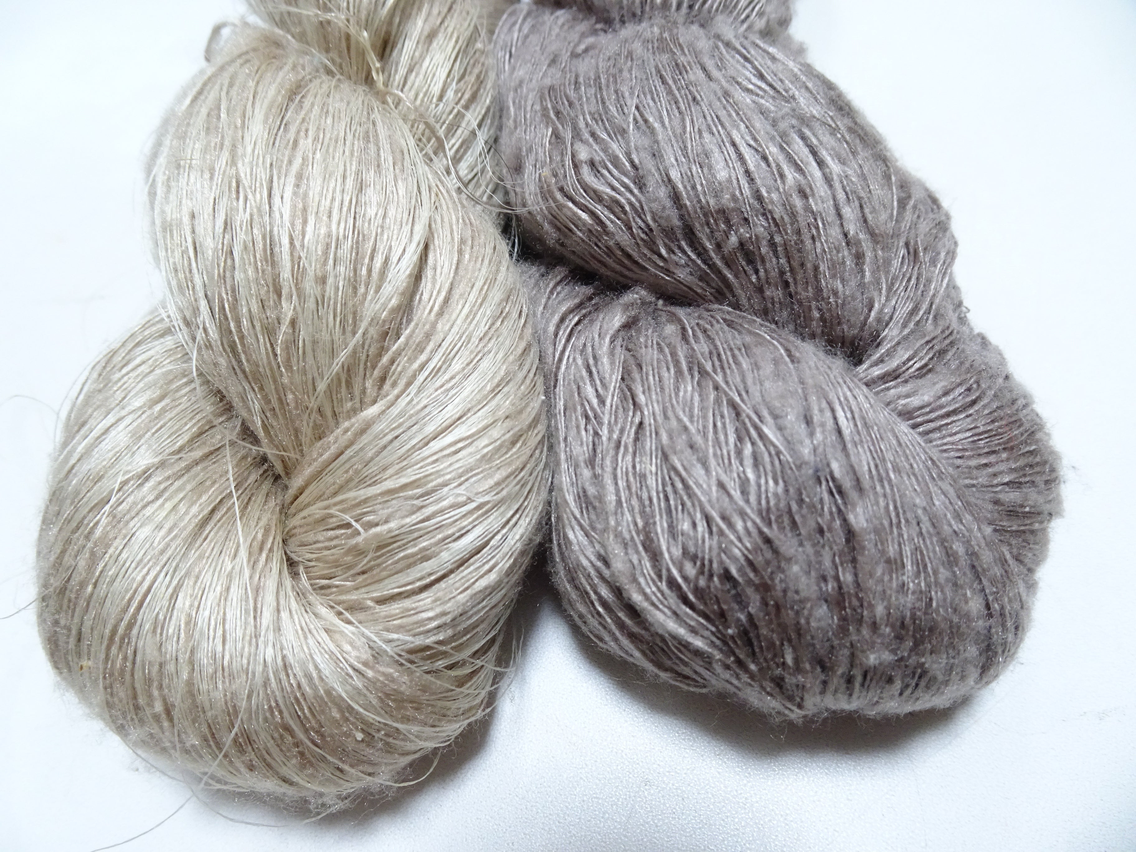 Japanese Vintage Mawata Tsumugi Fine Quality Silk Thread 2sets embroidery & Weave 17049