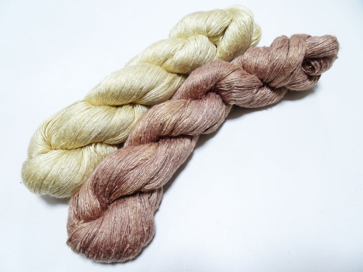 Japanese Vintage Mawata Tsumugi Fine Quality Silk Thread 2sets embroidery & Weave 17050