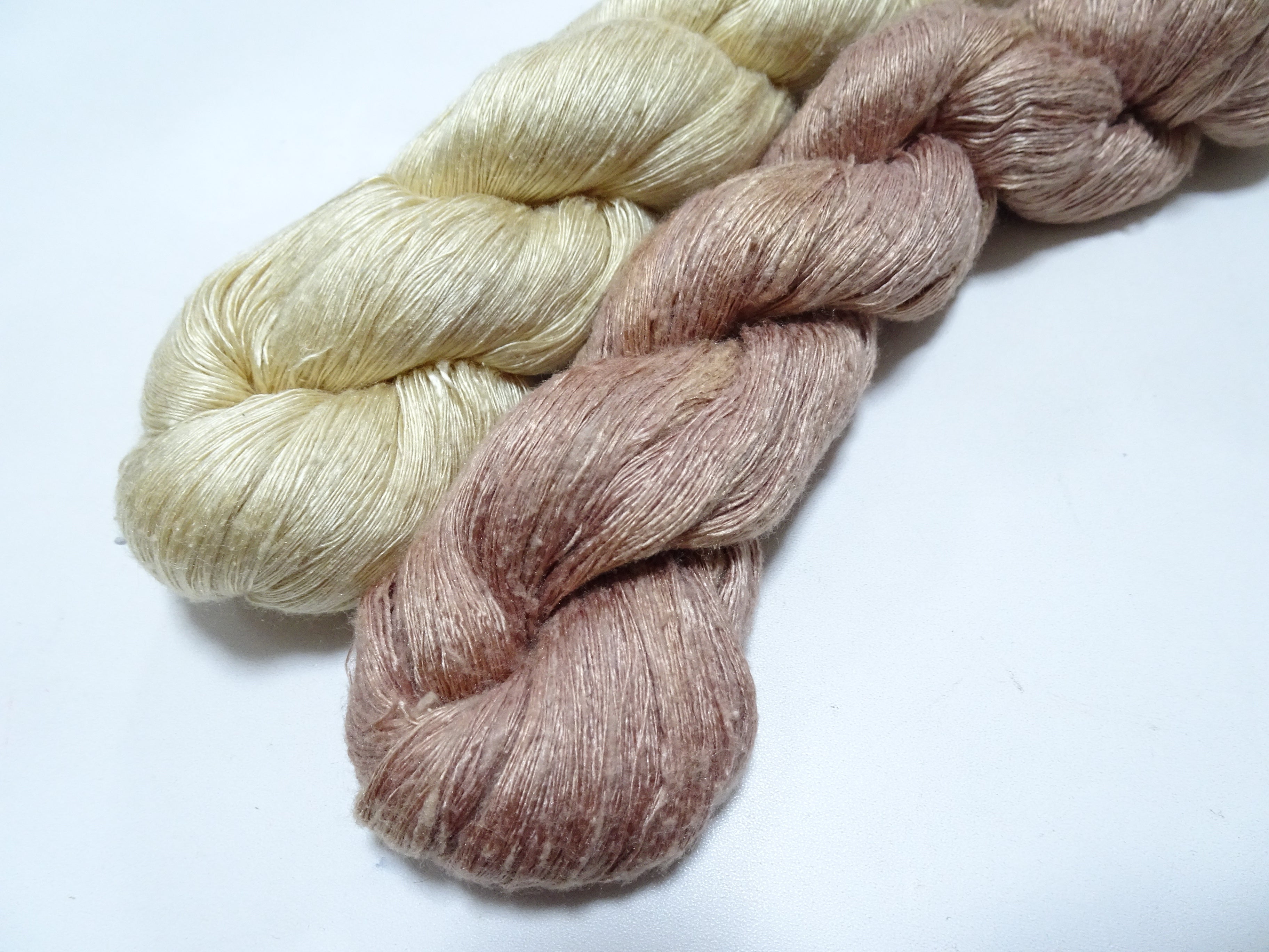Japanese Vintage Mawata Tsumugi Fine Quality Silk Thread 2sets embroidery & Weave 17050