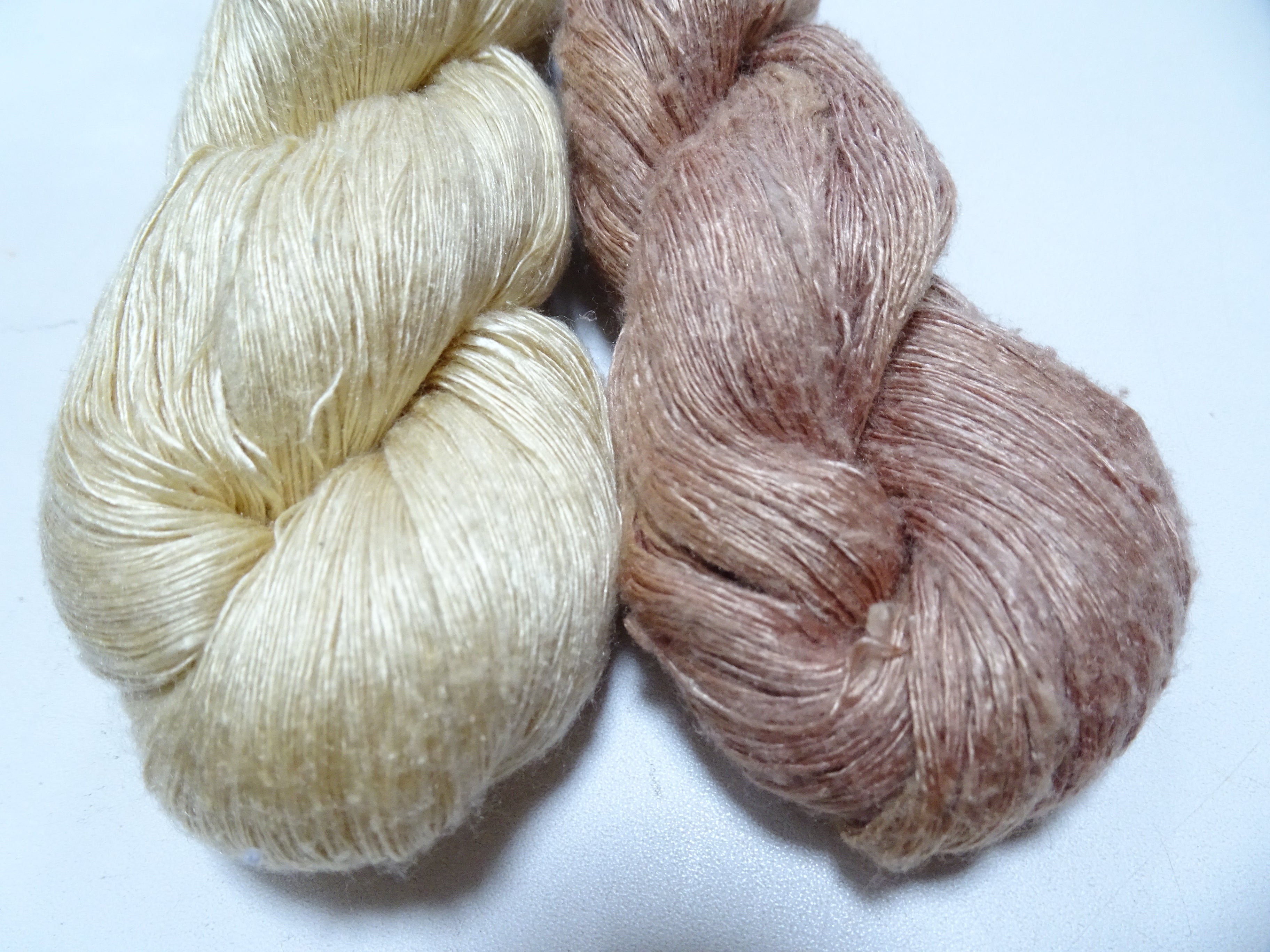 Japanese Vintage Mawata Tsumugi Fine Quality Silk Thread 2sets embroidery & Weave 17050