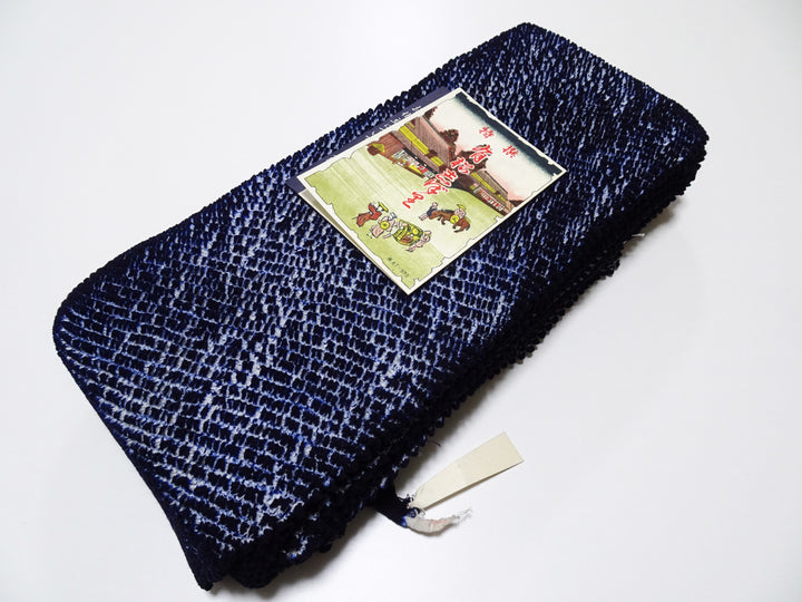 Japanese Vintage Cotton Bolt Arimatsu Narumi Shibori Indigo Dye 16013