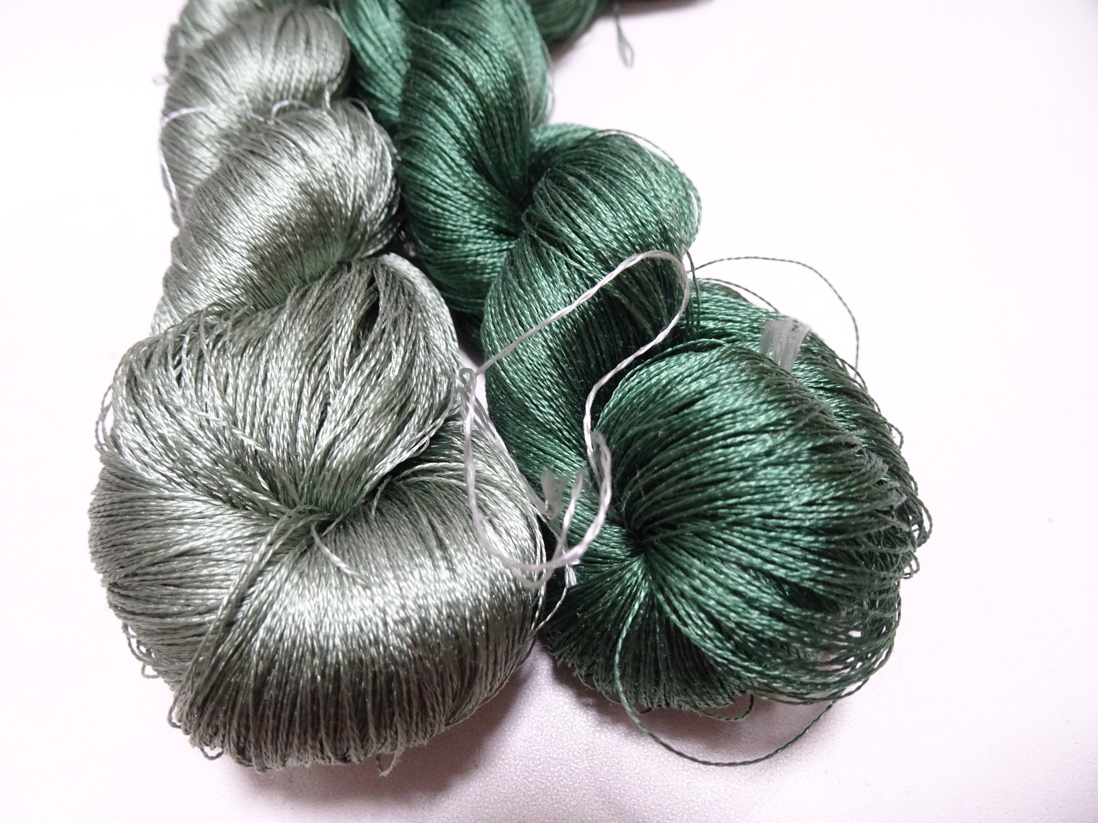 Japanese Vintage Twisted Silk Thread 2sets Embroidery 17226