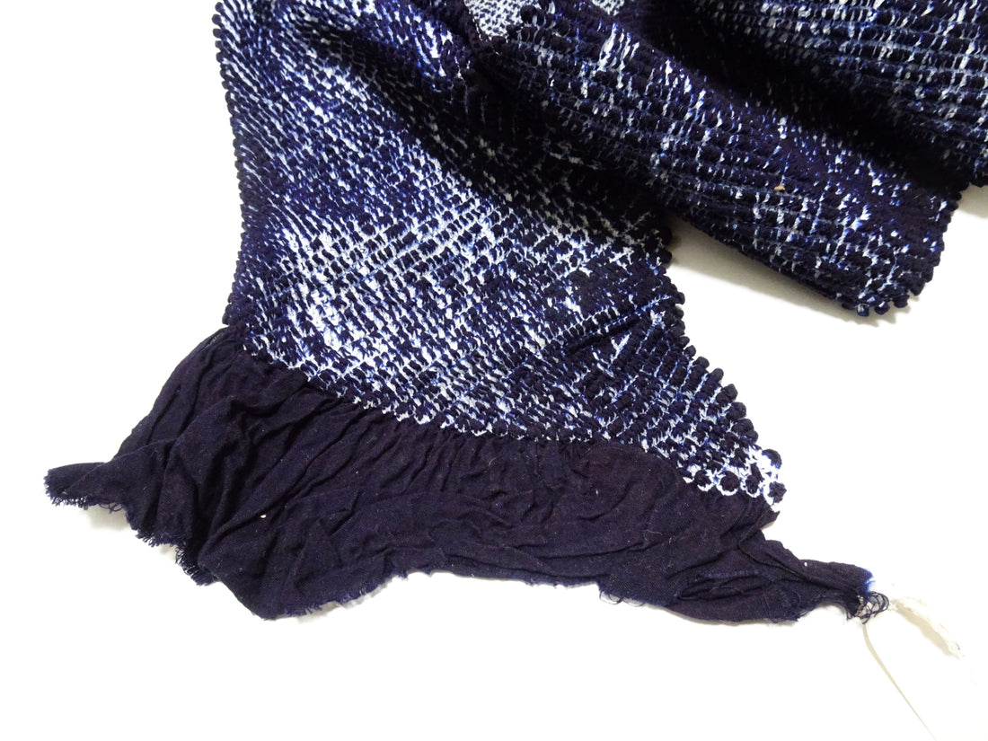 Japanese Vintage Cotton Bolt Arimatsu Narumi Shibori Indigo Dye 16013