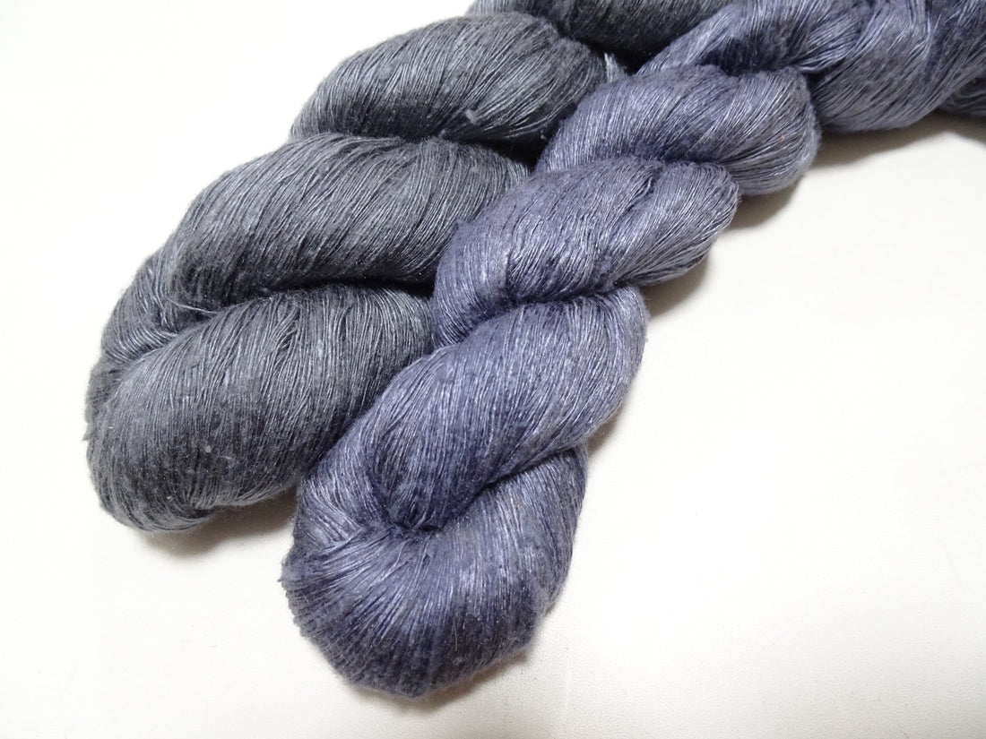 Japanese Vintage Mawata Tsumugi Fine Quality Silk Thread 2sets embroidery & Weave 17051