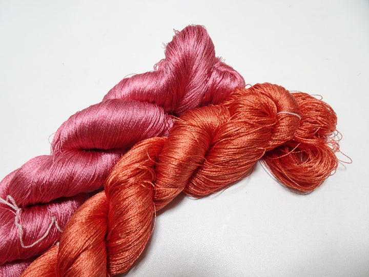 Japanese Vintage Twisted Silk Thread 2sets Embroidery 17228