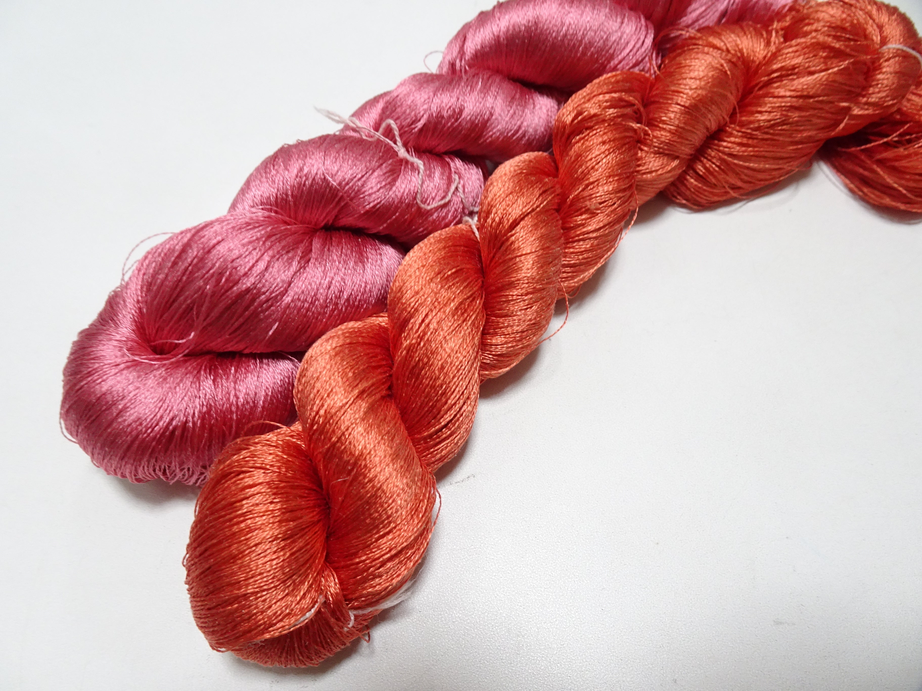 Japanese Vintage Twisted Silk Thread 2sets Embroidery 17228