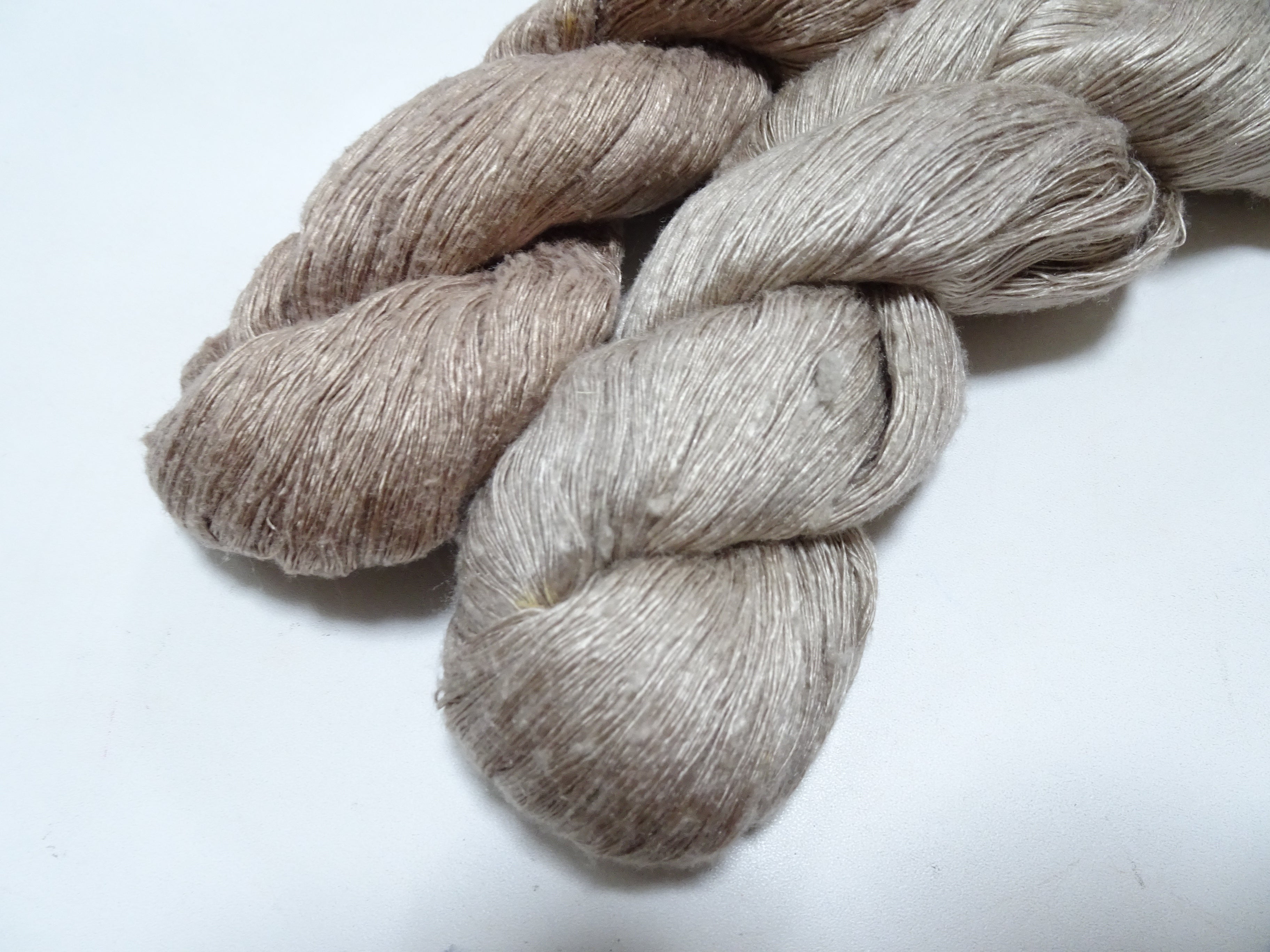 Japanese Vintage Mawata Tsumugi Fine Quality Silk Thread 2sets embroidery & Weave 17052