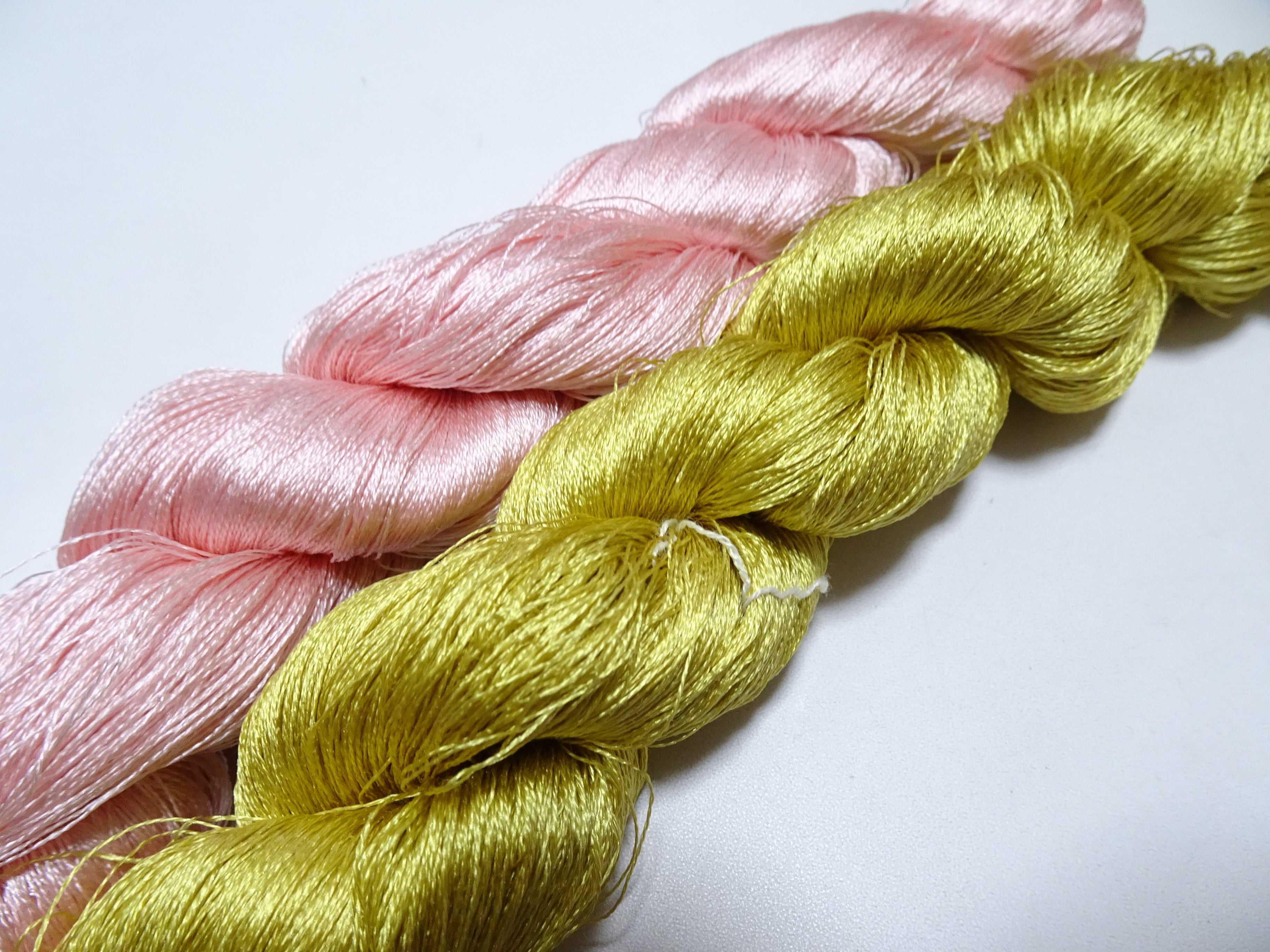 Japanese Vintage Twisted Silk Thread 2sets Embroidery 17371