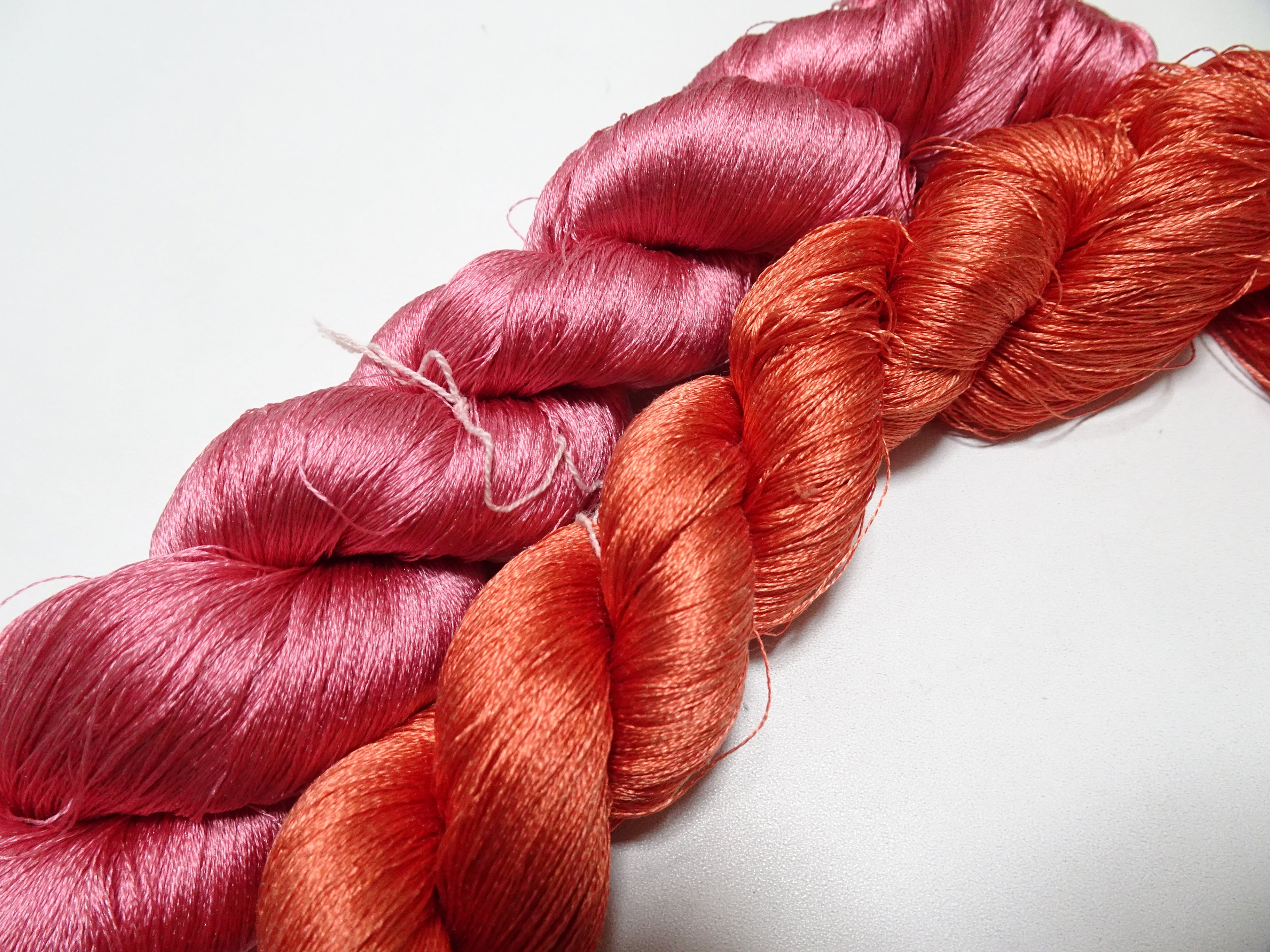 Japanese Vintage Twisted Silk Thread 2sets Embroidery 17228