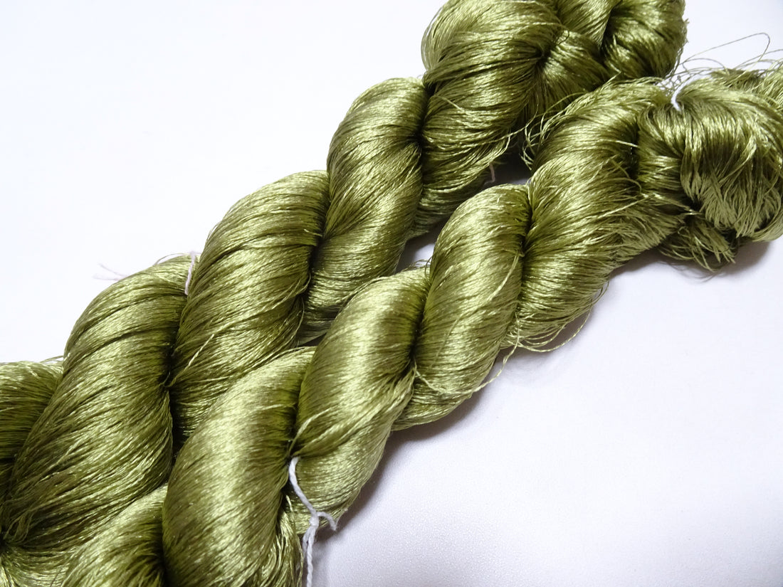 Japanese Vintage Twisted Silk Thread 2sets Embroidery 15772