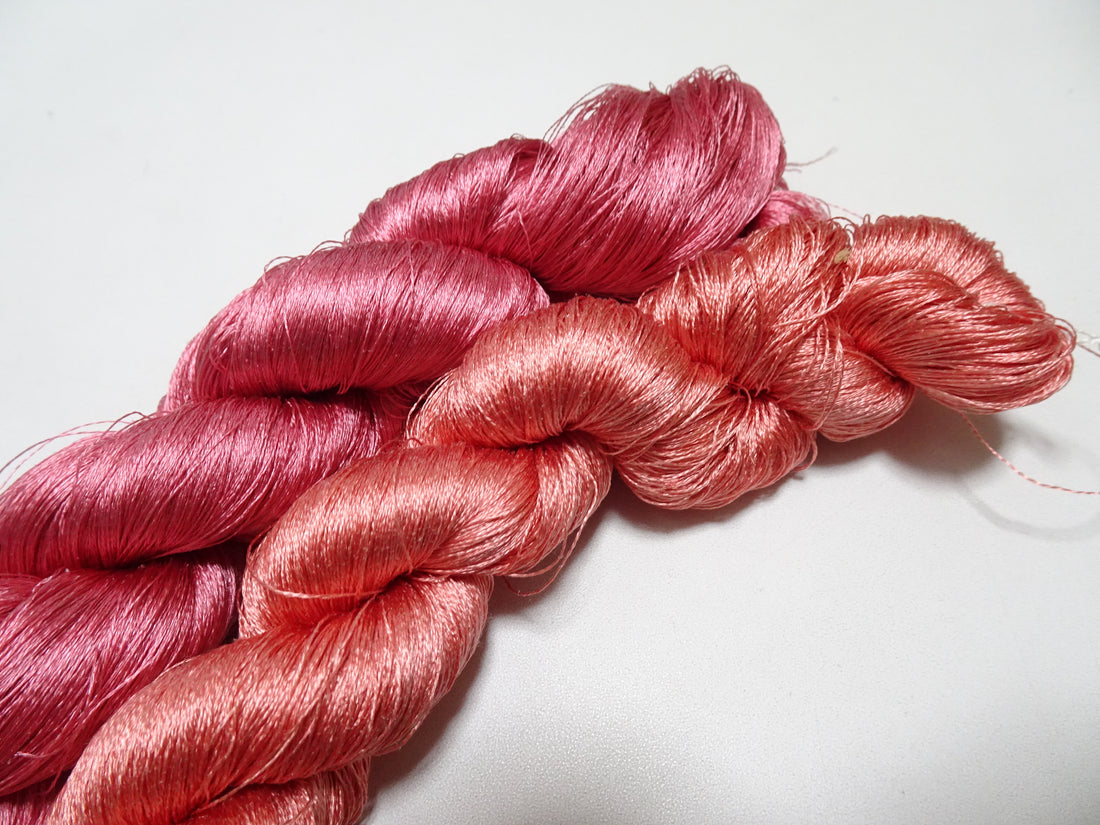Japanese Vintage Twisted Silk Thread 2sets Embroidery 17372