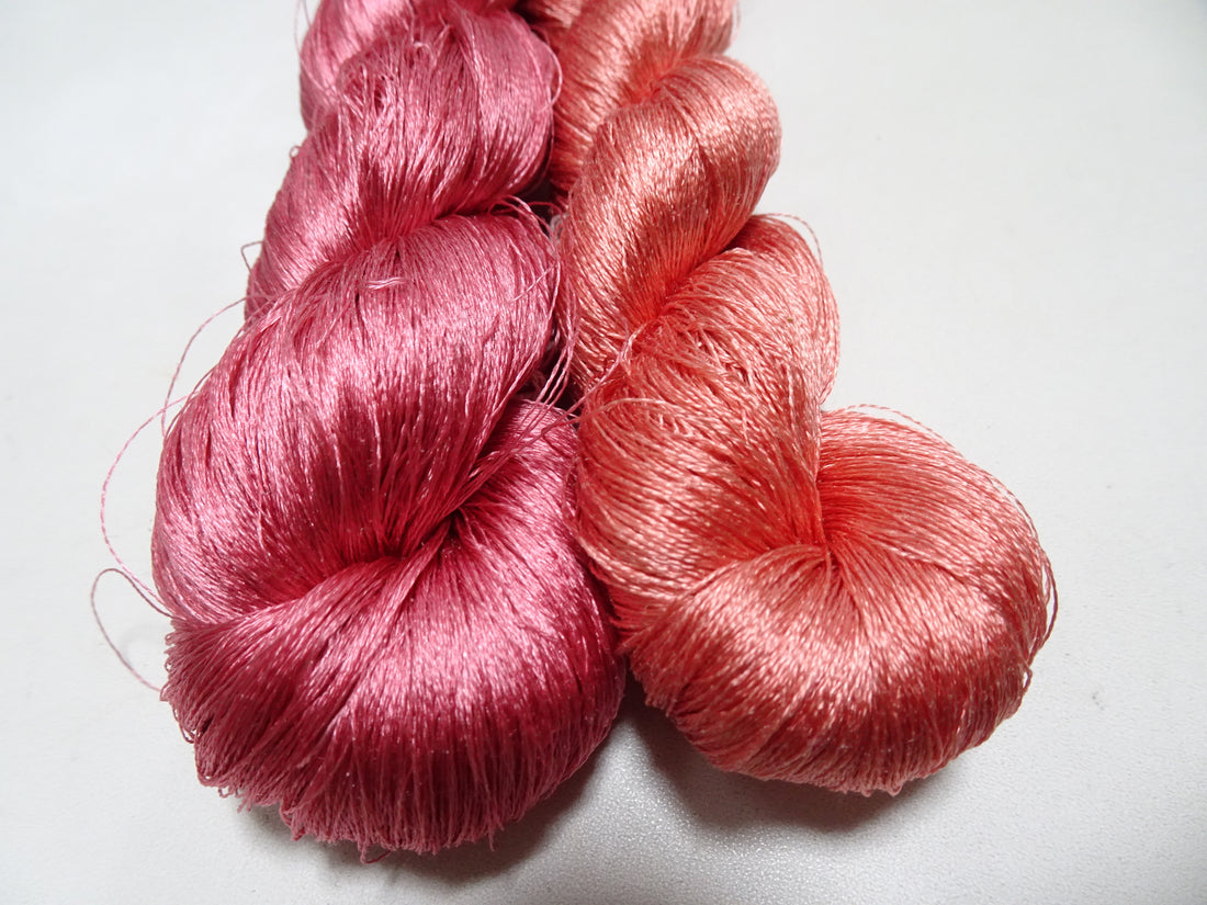 Japanese Vintage Twisted Silk Thread 2sets Embroidery 17372