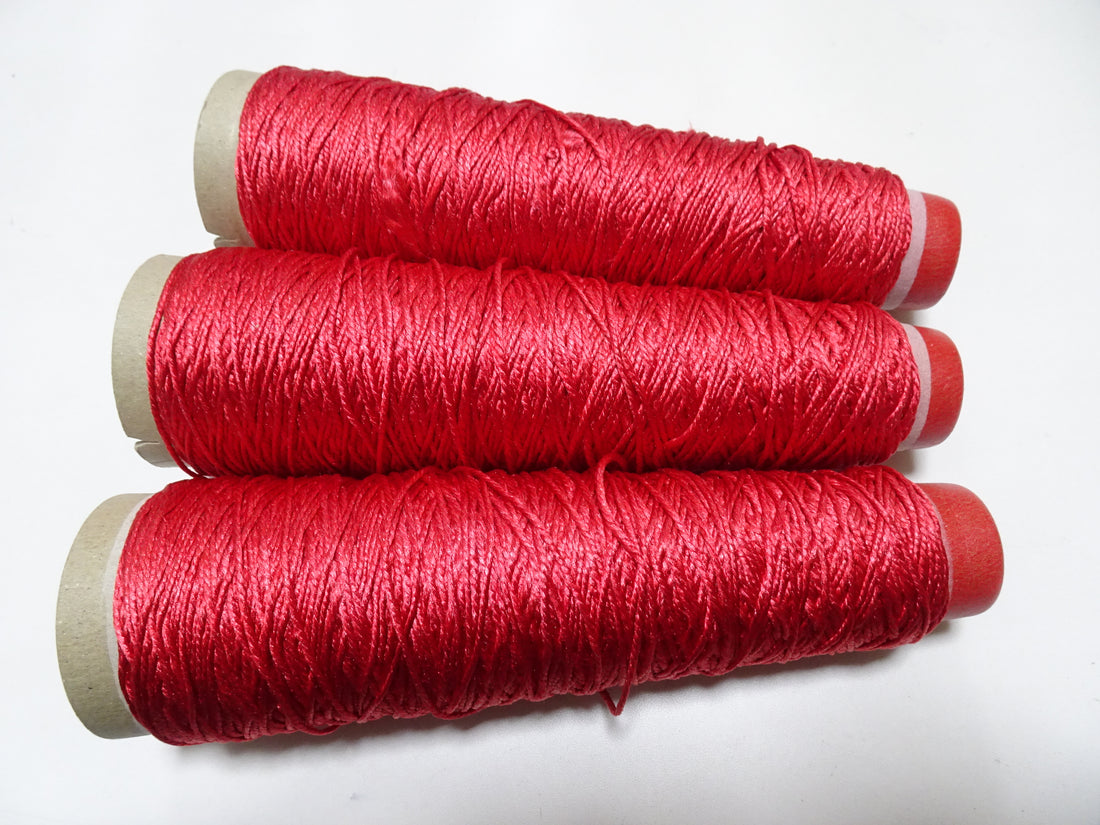 Japanese Tanaka Gen Silk – One-of-a-Kind Hand-Dyed Artistic Silk Thread, Rare Japanese Artisan Yarn, Limited Stock 19212