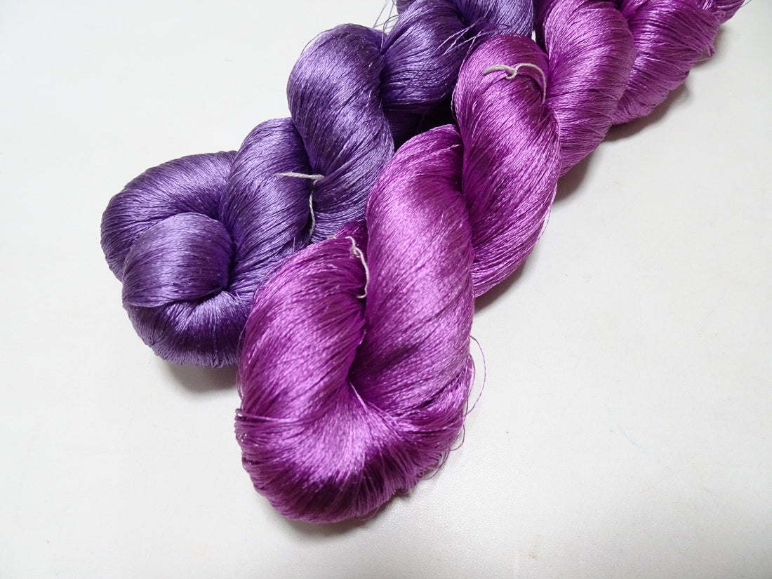 Japanese Vintage Twisted Silk Thread 2sets Embroidery 15774