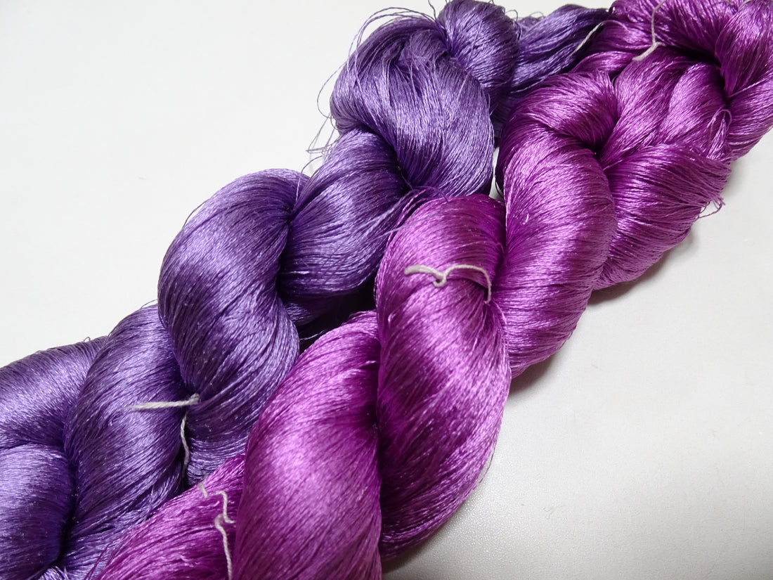 Japanese Vintage Twisted Silk Thread 2sets Embroidery 15774