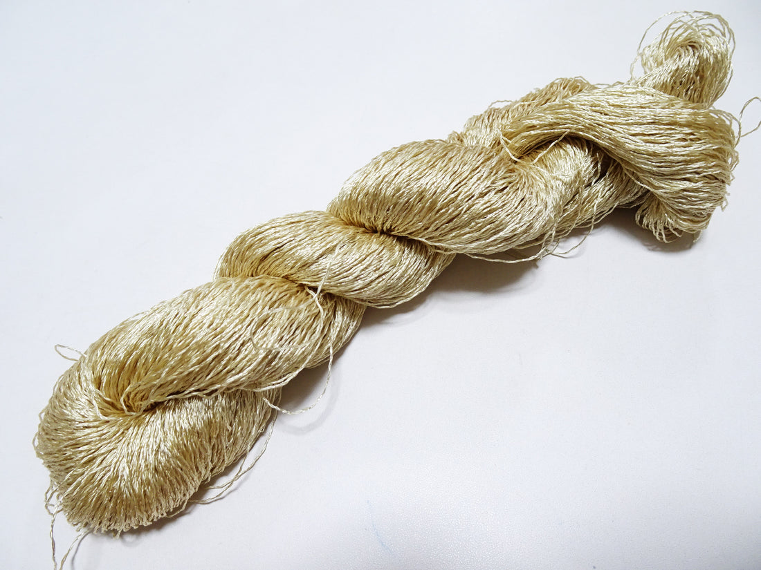 Japanese Vintage High Class Rare Silk Thread Mixture of Gold embroidery 14638