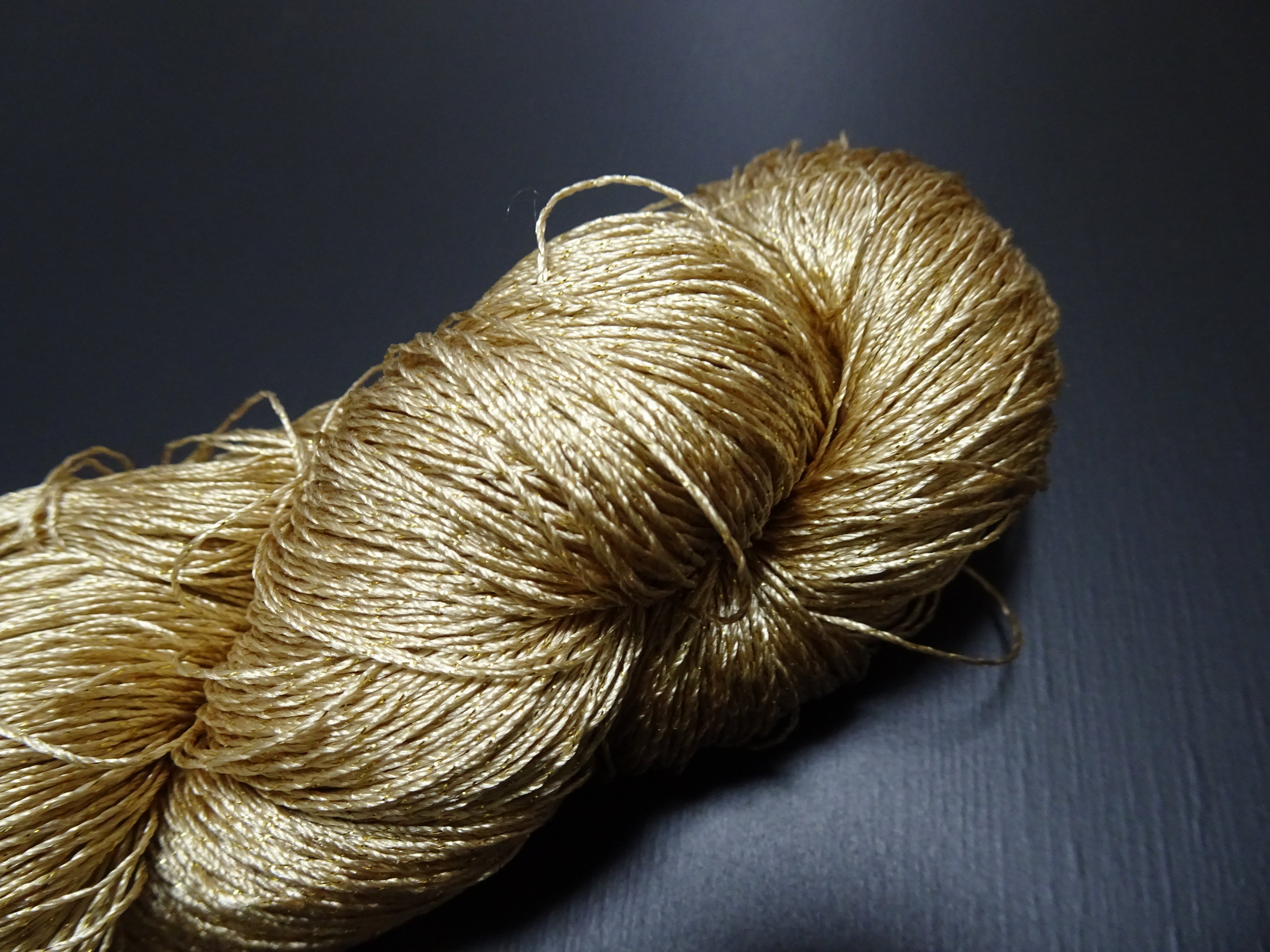 Japanese Vintage High Class Rare Silk Thread Mixture of Gold embroidery 17845