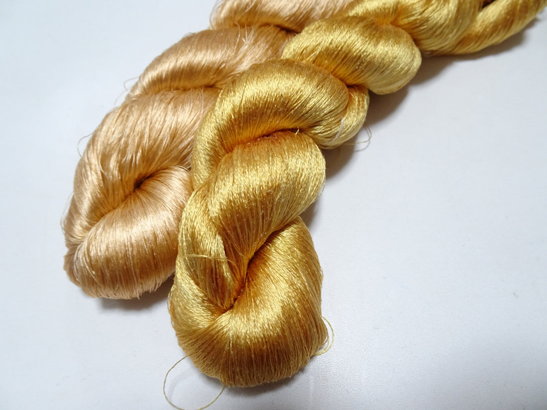 Japanese Vintage Twisted Silk Thread 2sets Embroidery 17374