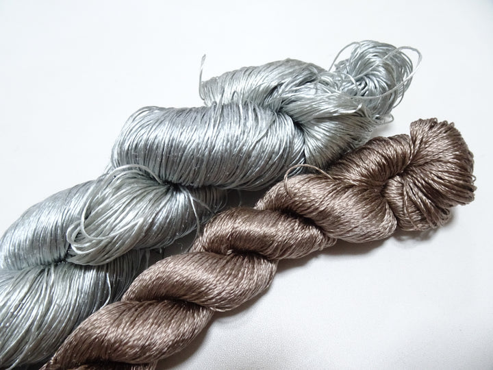 Japanese Vintage Twisted Silk Thread 2sets Embroidery 18412