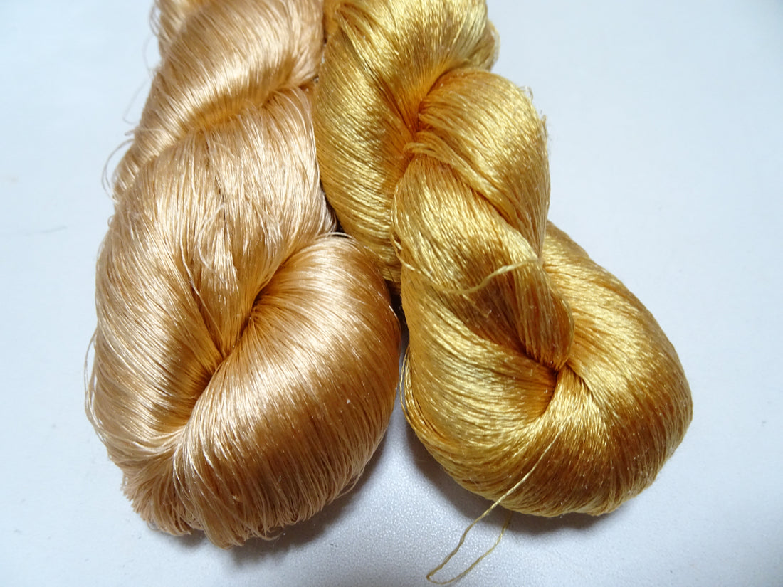 Japanese Vintage Twisted Silk Thread 2sets Embroidery 17374