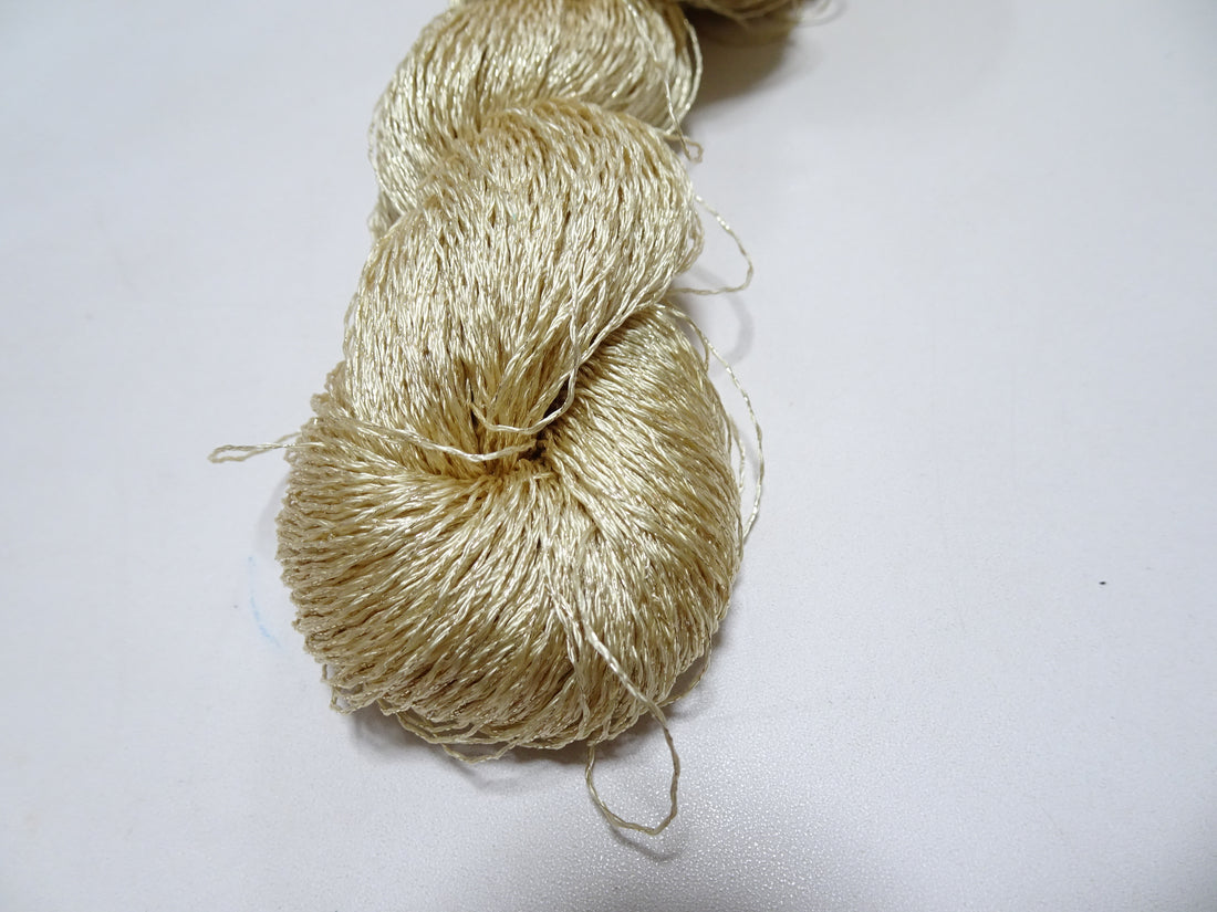 Japanese Vintage High Class Rare Silk Thread Mixture of Gold embroidery 14638