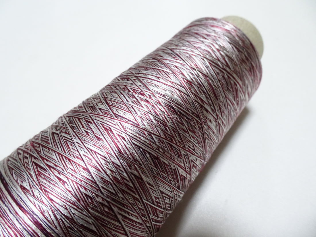 Japanese Tanaka Gen Silk – One-of-a-Kind Hand-Dyed Artistic Silk Thread, Rare Japanese Artisan Yarn, Limited Stock 19214