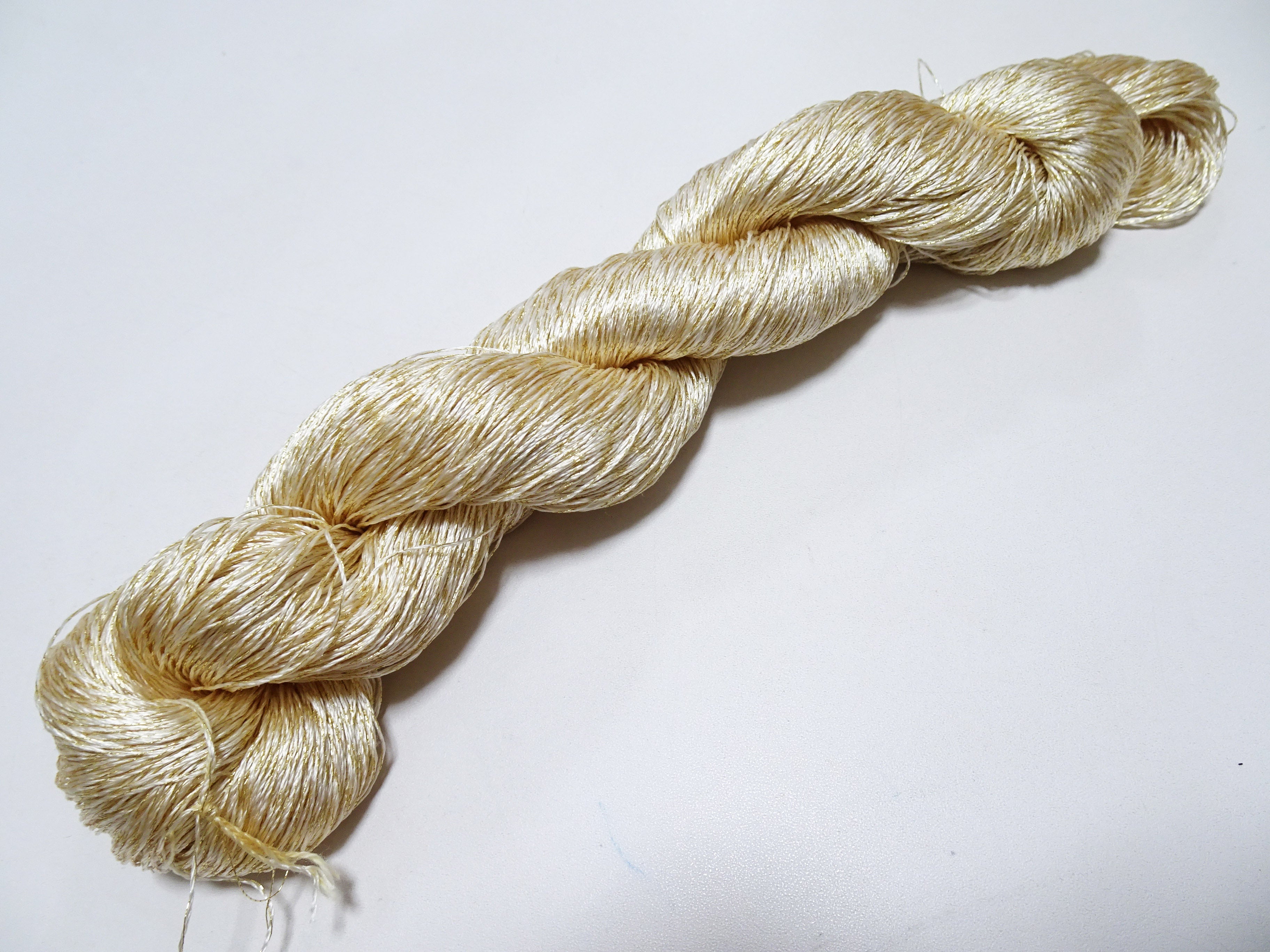 Japanese Vintage High Class Rare Silk Thread Mixture of Gold embroidery 14639