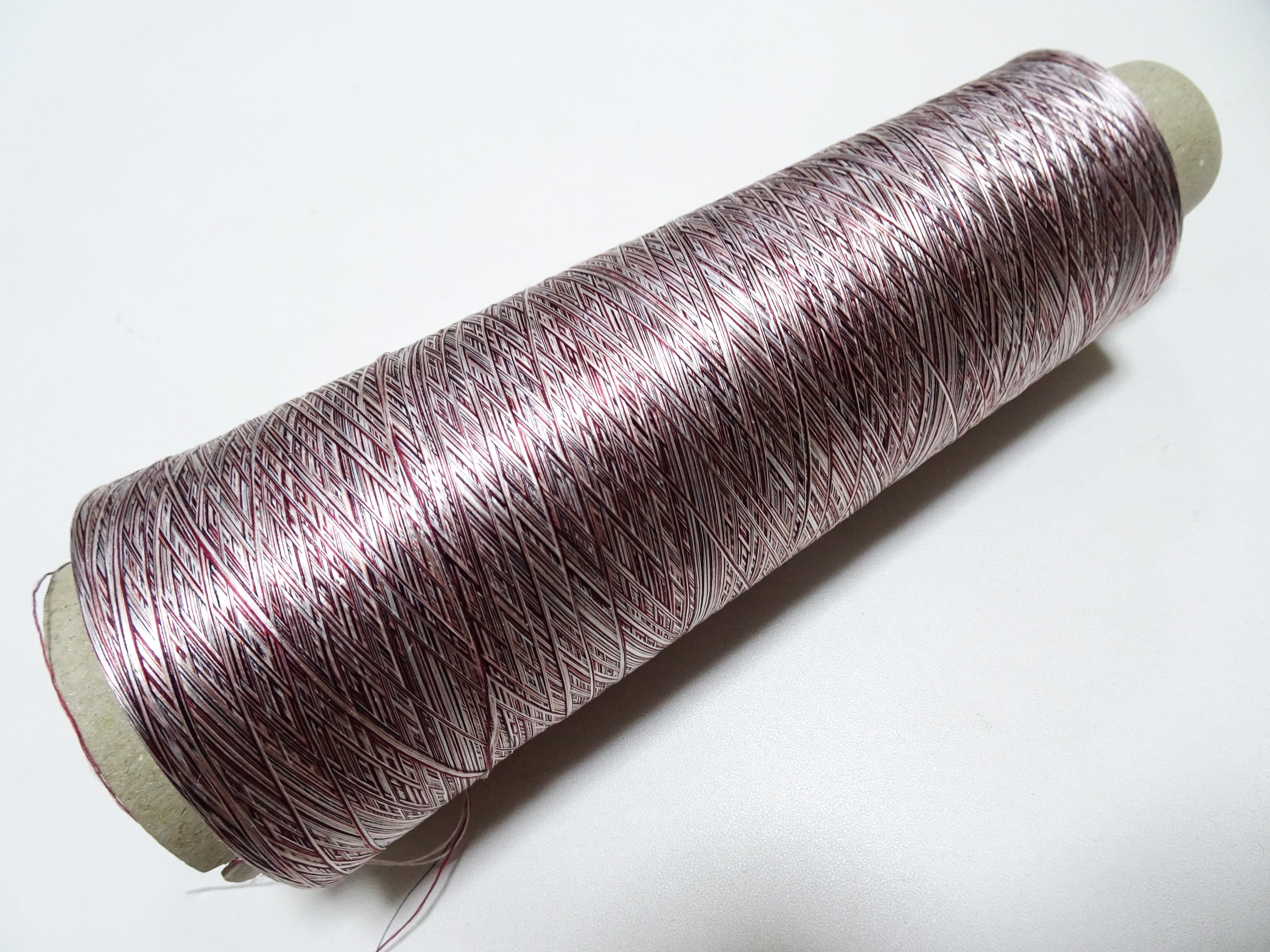 Japanese Tanaka Gen Silk – One-of-a-Kind Hand-Dyed Artistic Silk Thread, Rare Japanese Artisan Yarn, Limited Stock 19215