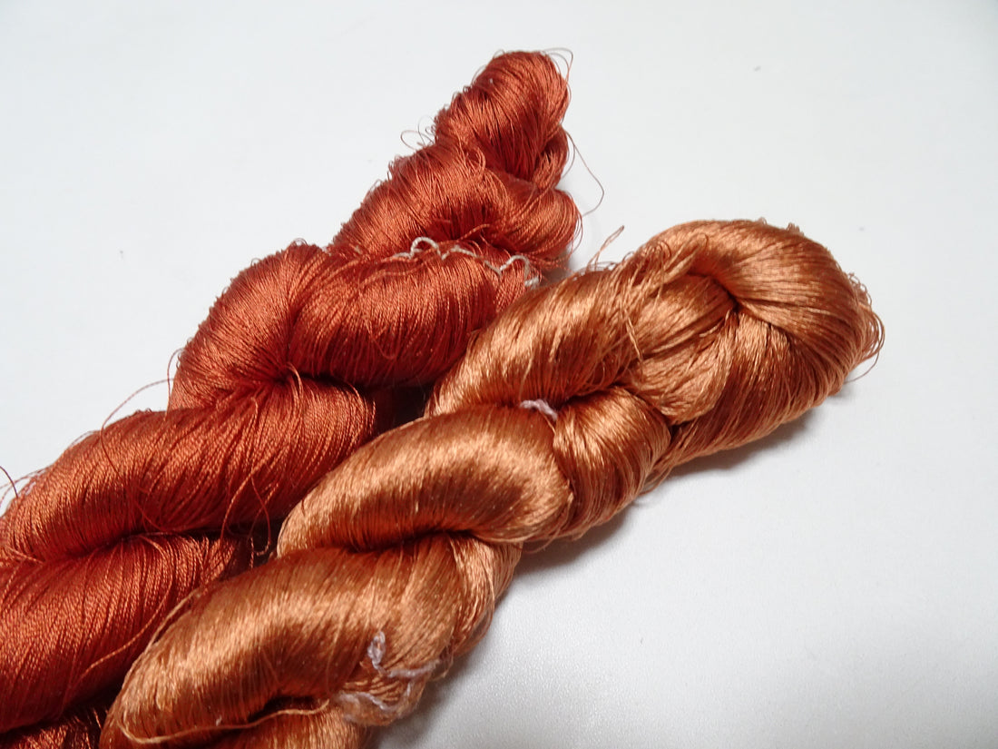 Japanese Vintage Twisted Silk Thread 2sets Embroidery 17375