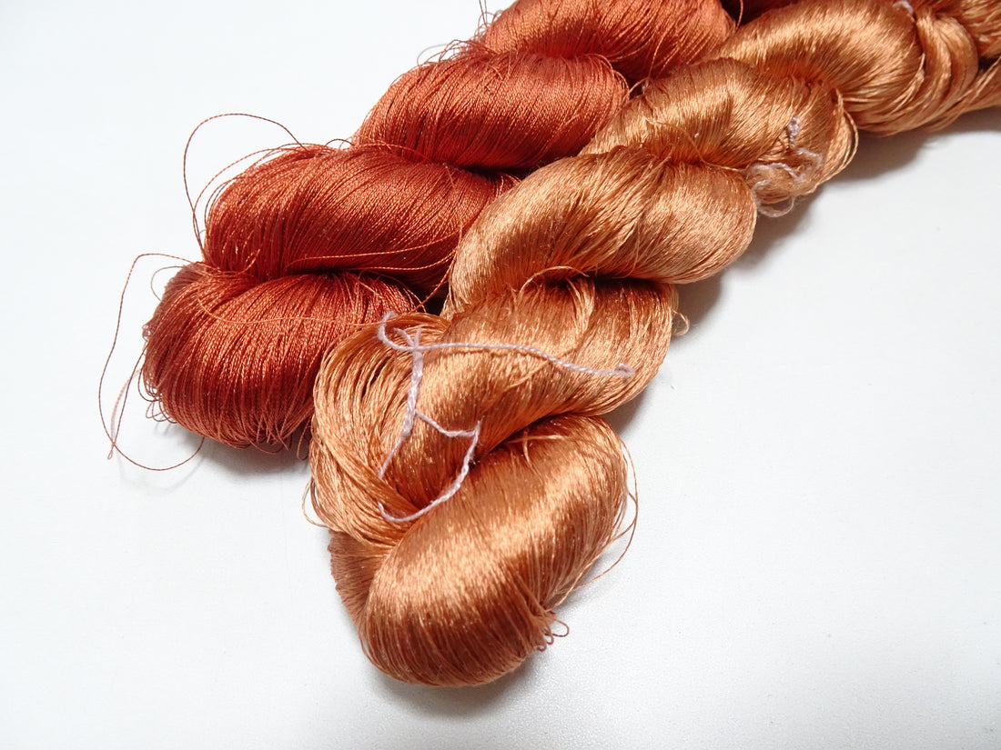 Japanese Vintage Twisted Silk Thread 2sets Embroidery 17375