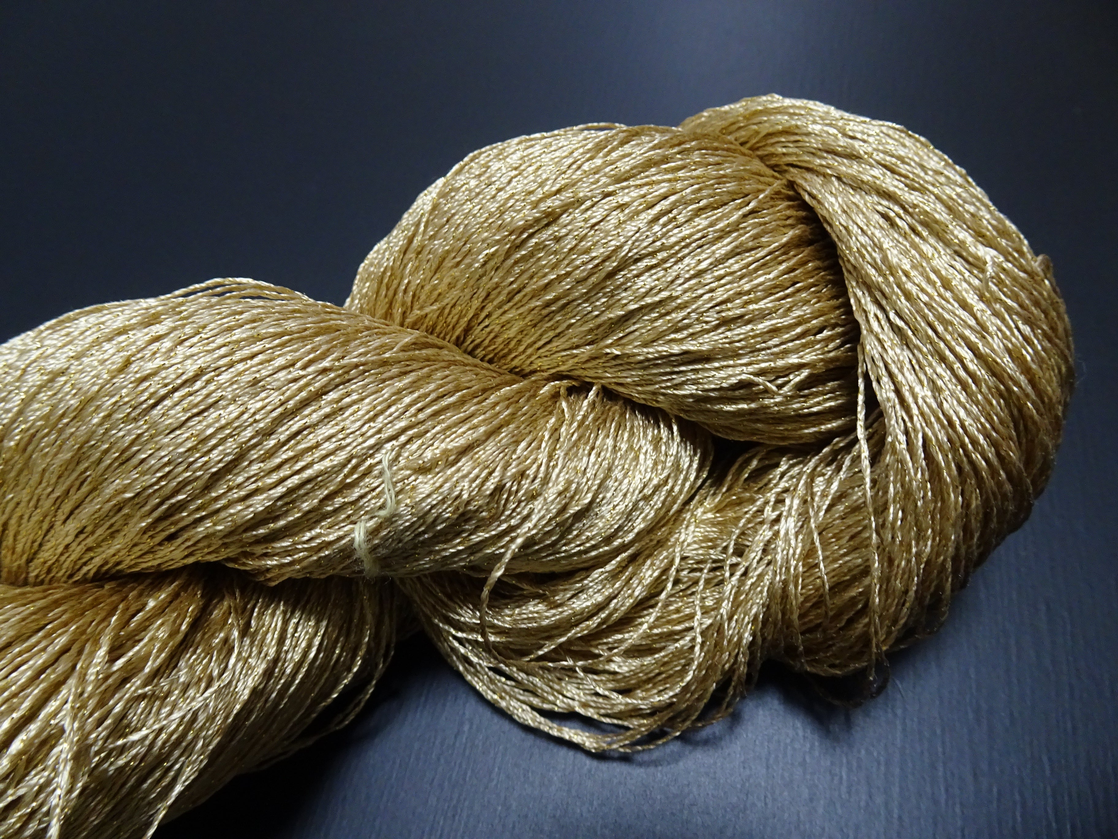 Japanese Vintage High Class Rare Silk Thread Mixture of Gold embroidery 17846