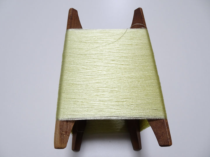 Japanese Vintage Wooden Spool & Silk Thread Embroidery 18000