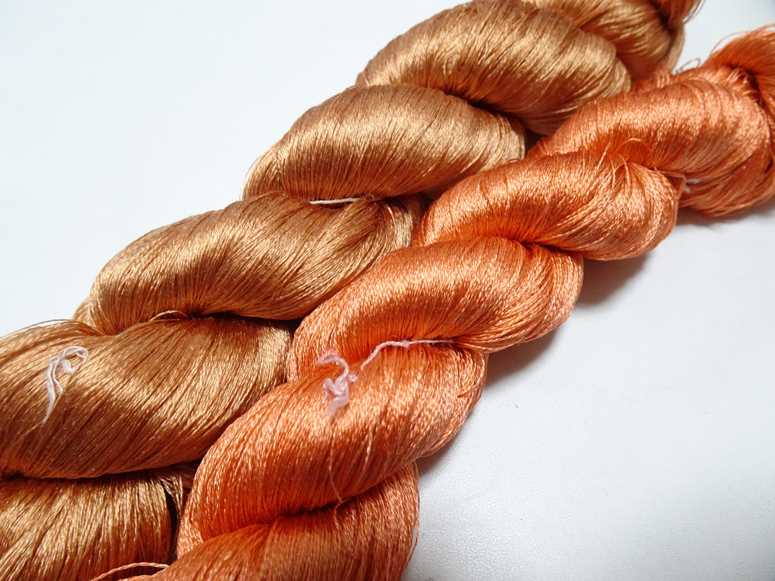 Japanese Vintage Twisted Silk Thread 2sets Embroidery 17232