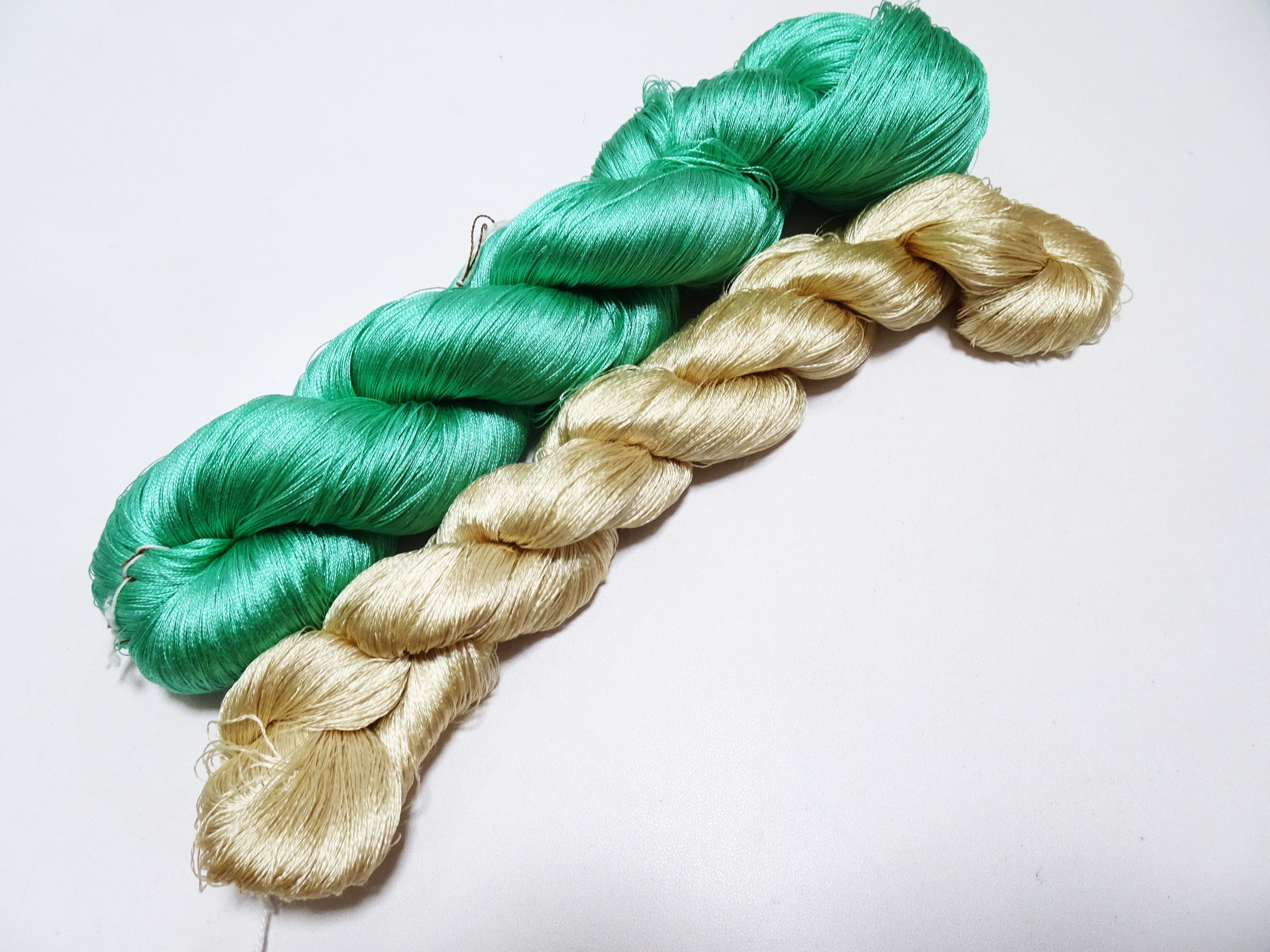 Japanese Vintage Twisted Silk Thread 2sets Embroidery 17376