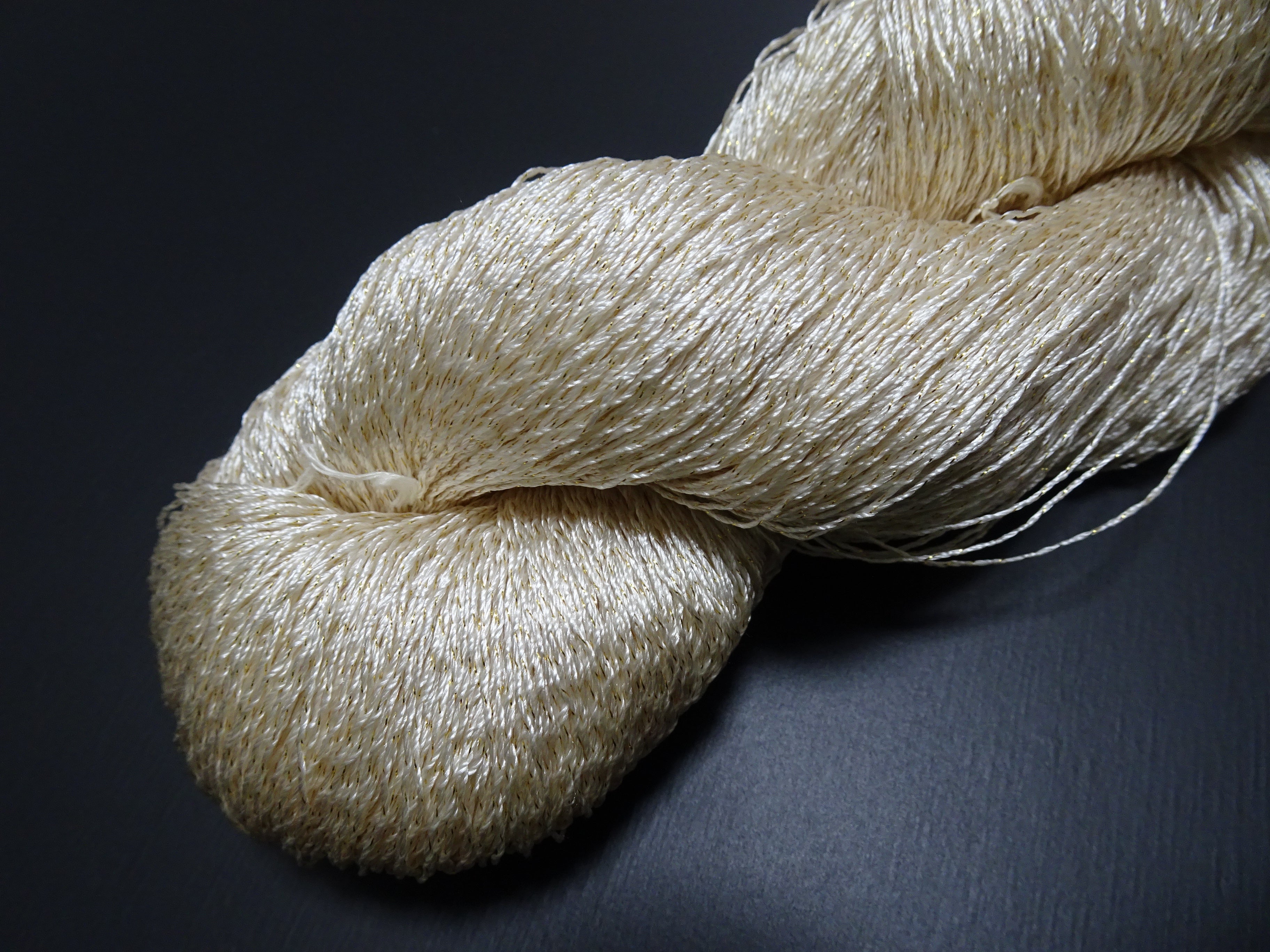 Japanese Vintage High Class Rare Silk Thread Mixture of Gold embroidery 17847