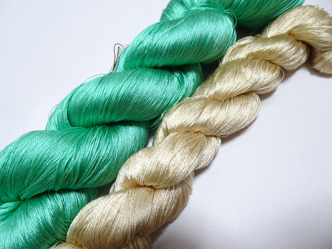 Japanese Vintage Twisted Silk Thread 2sets Embroidery 17376