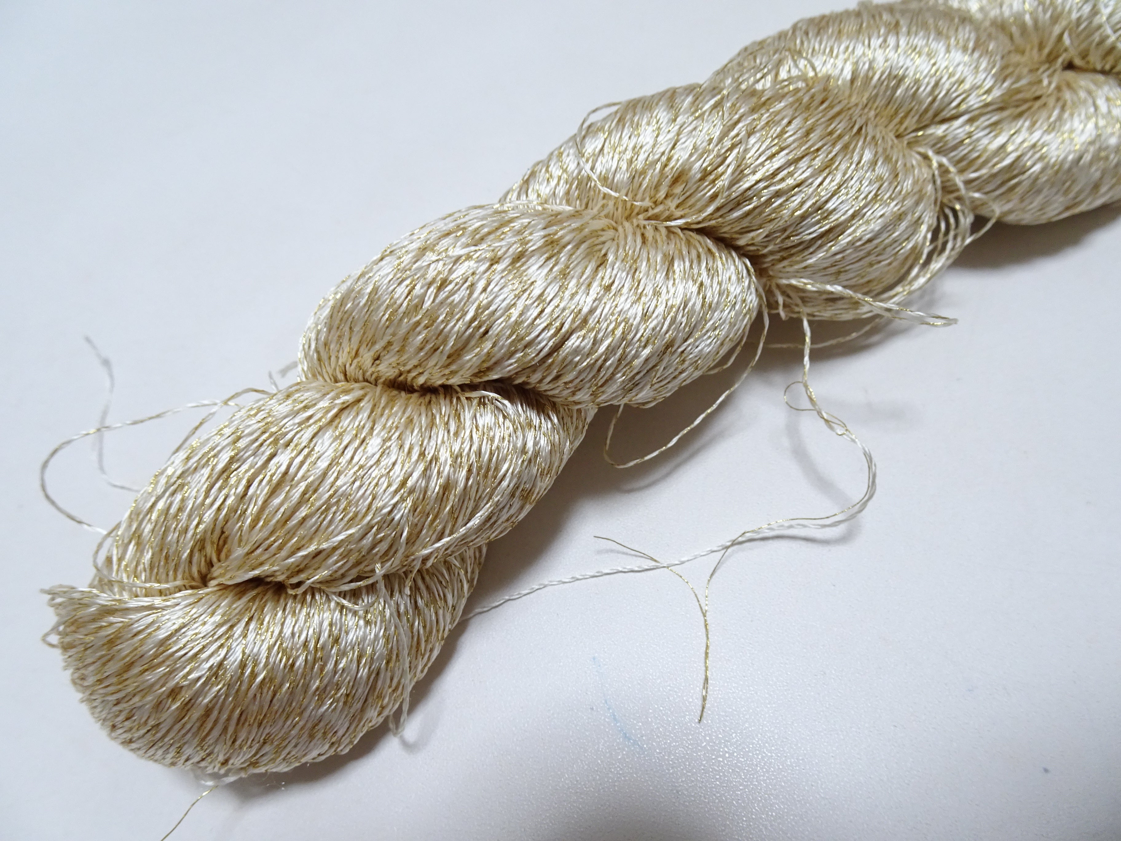 Japanese Vintage High Class Rare Silk Thread Mixture of Gold embroidery 14640