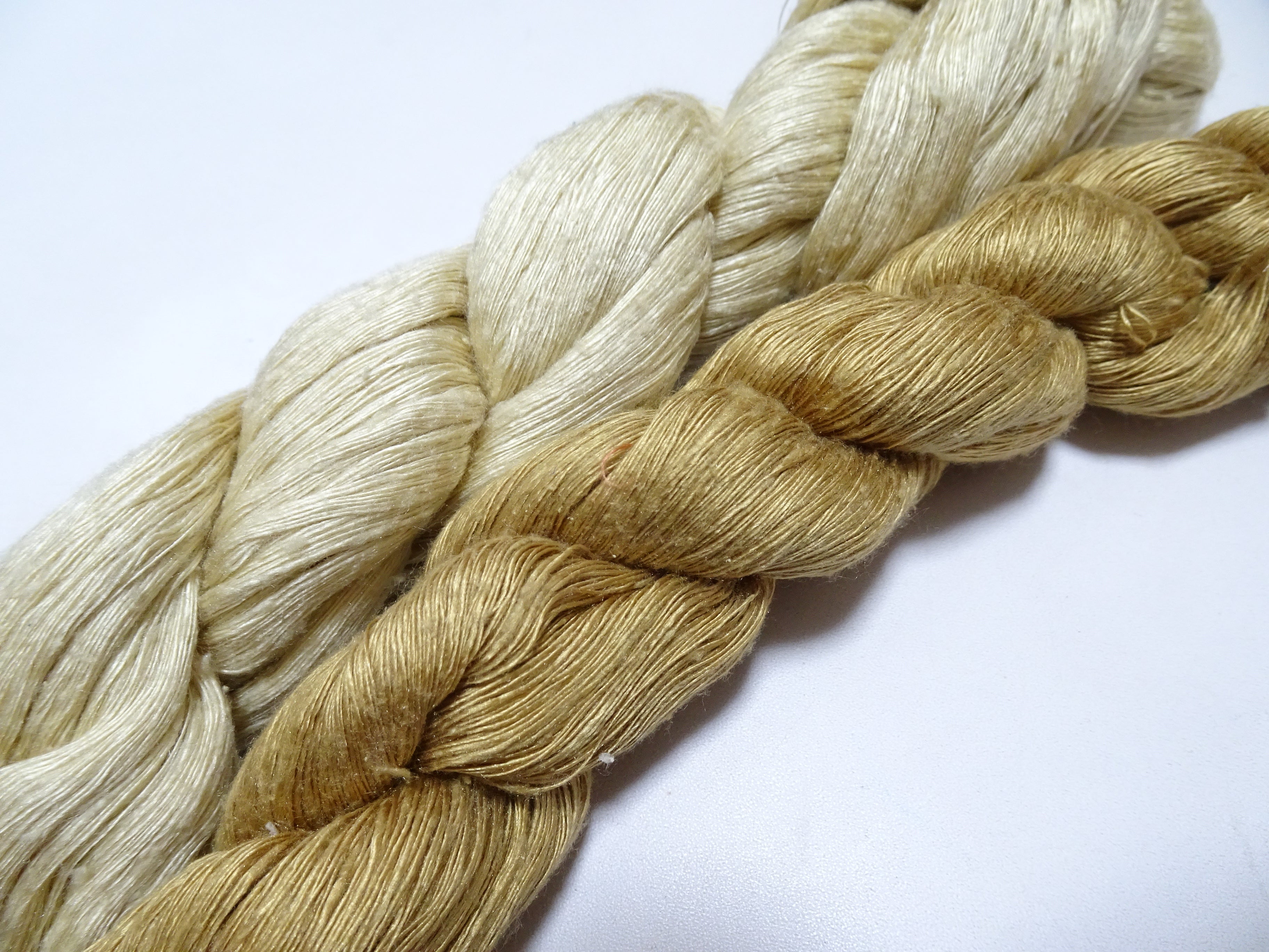 Japanese Vintage Mawata Tsumugi Fine Quality Silk Thread 2sets embroidery & Weave 17057